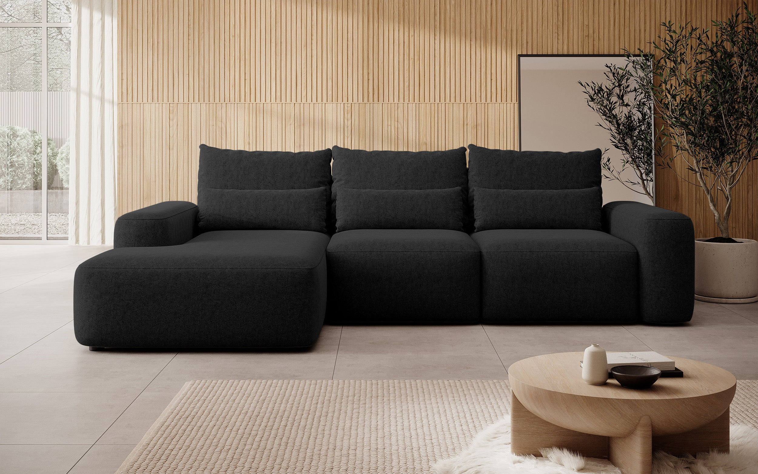 selsey-carnos-ecksofa-mit-schlaffunktion-links-l-form-schwarzer-chenille image 3