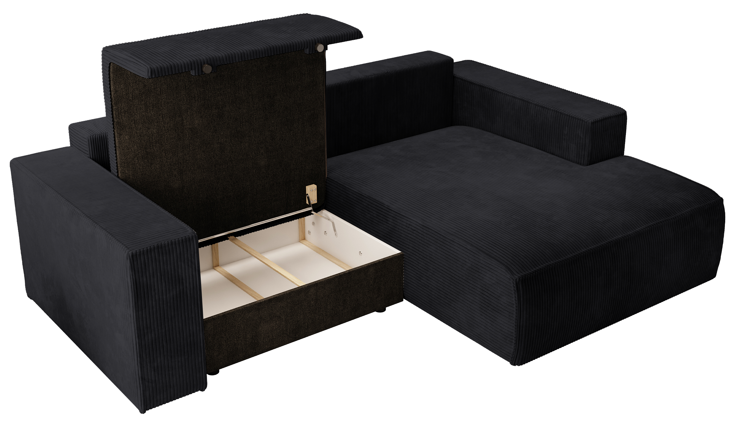 selsey-farese-mini-rechtsseitiges-l-ecksofa-mit-schlaffunktion-und-stauraum-schw image 3