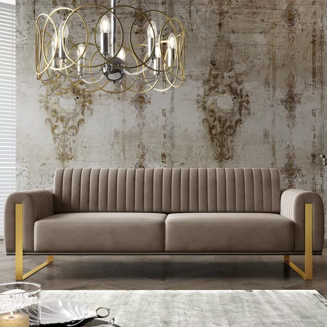 selsey-parissa-3-sitzer-sofa-dreiersofa-aus-braunem-samt image 1