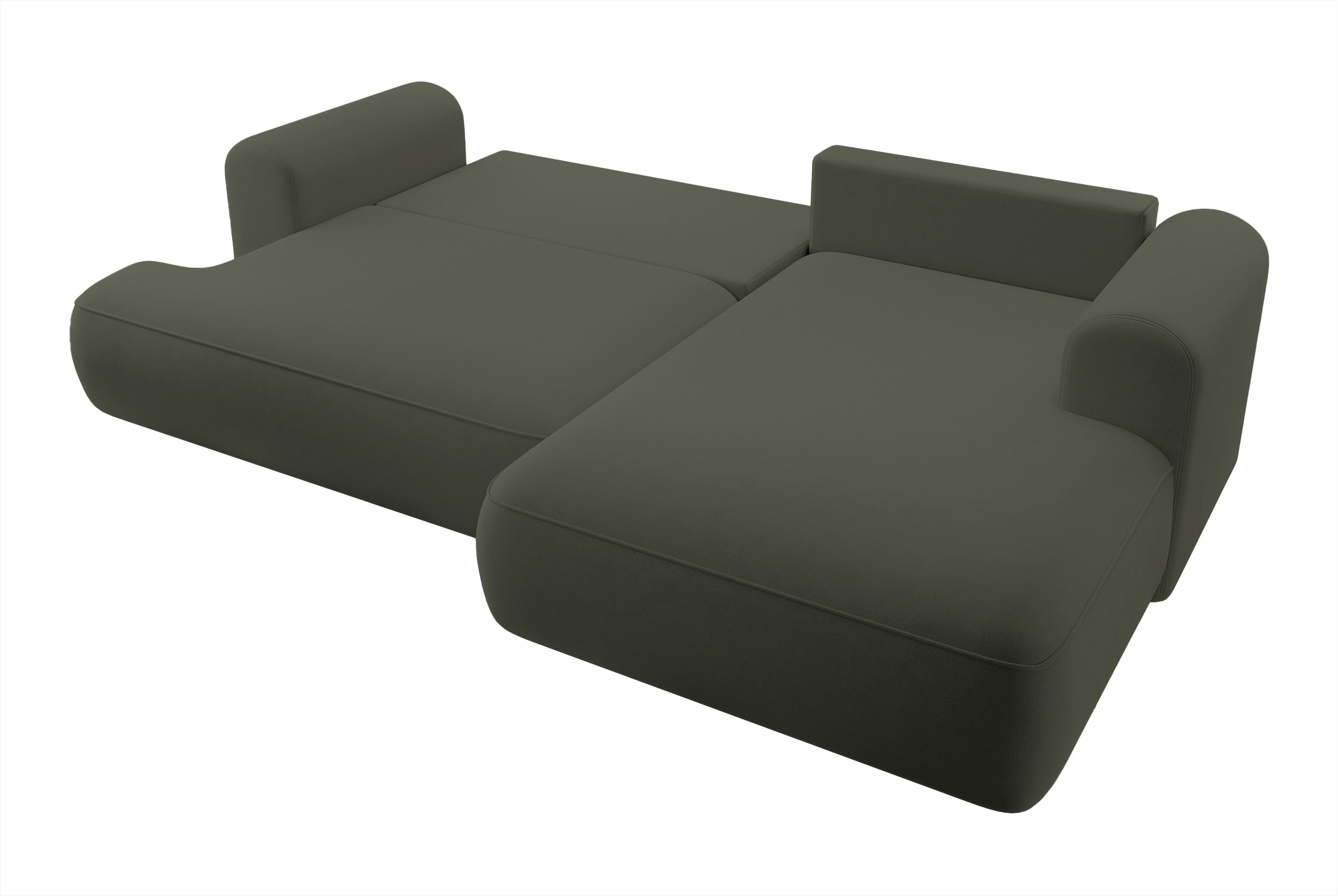 selsey-ovo-ecksofa-mit-schlaffunktion-rechtsseitig-l-f-rmig-olivgr-ner-samt-mit- image 7