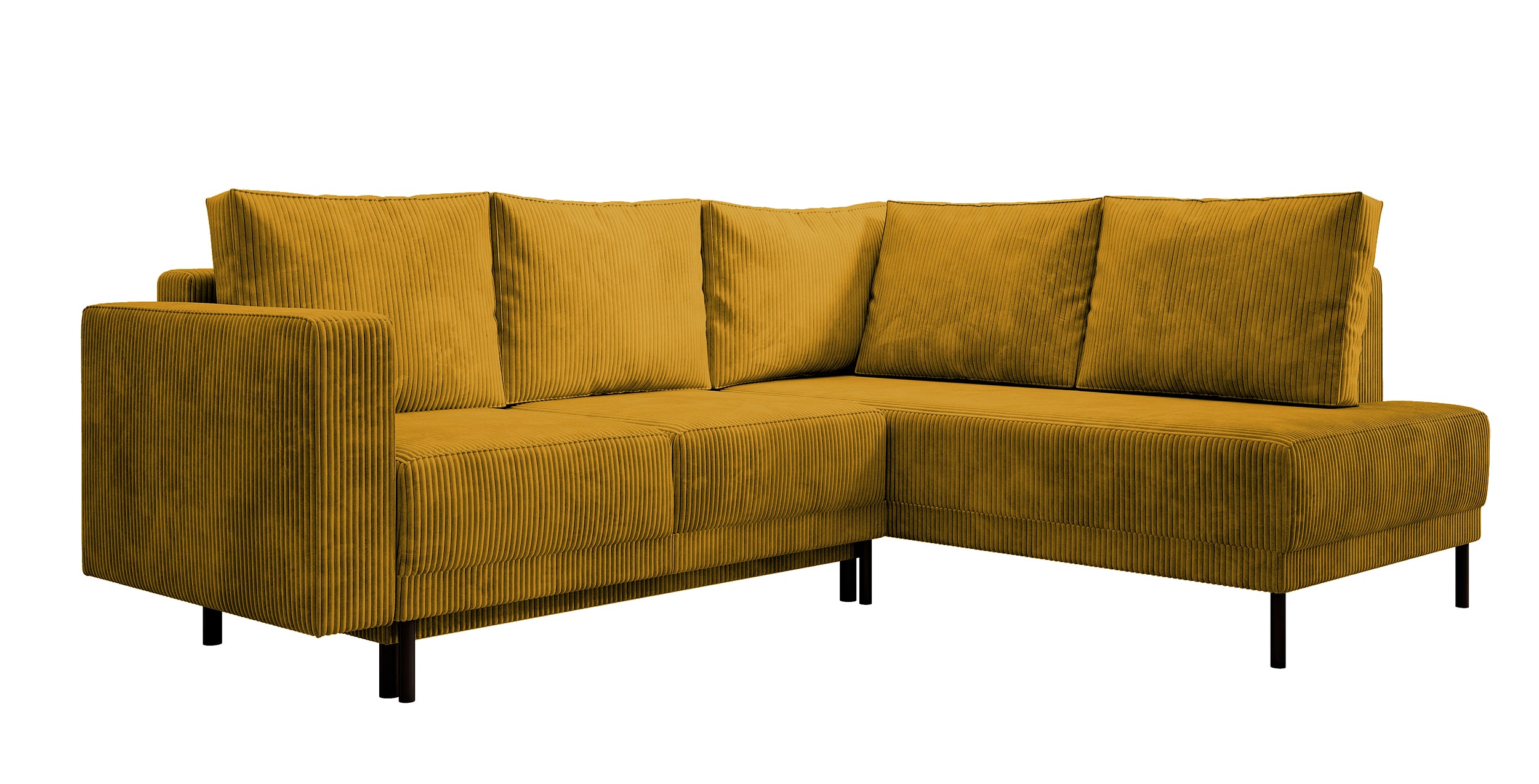selsey-rodario-ecksofa-rechts-mit-schlaffunktion-und-bettkasten-senfgelber-cord image 4