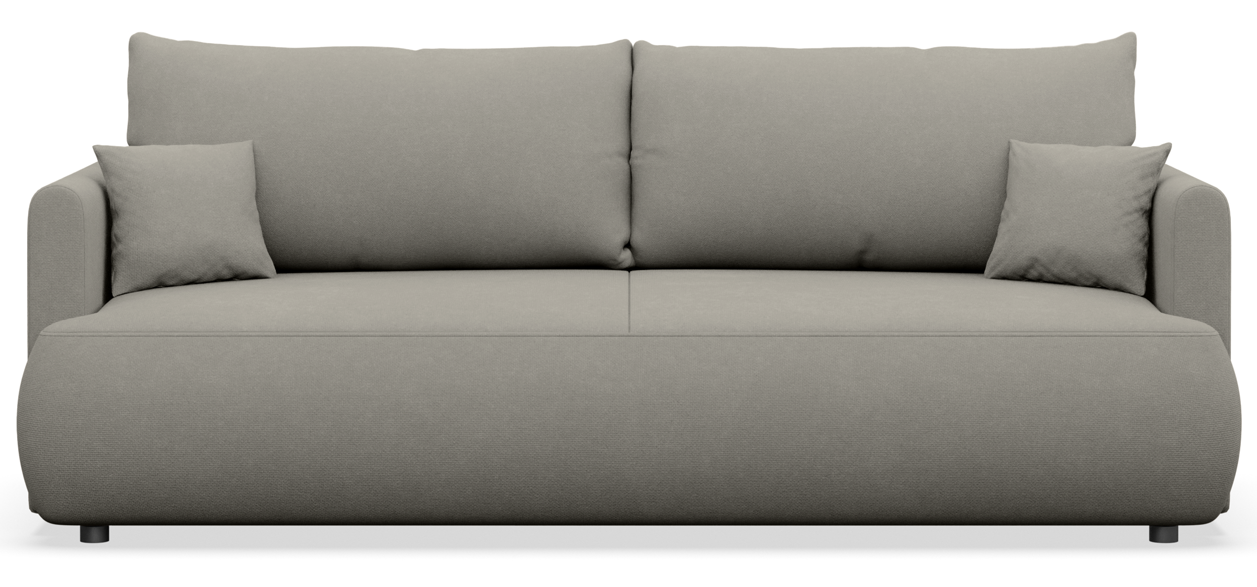 selsey-ovo-mini-3-sitzer-schlafsofa-mit-stauraum-hellgrau-chenille-pflegeleicht image 1
