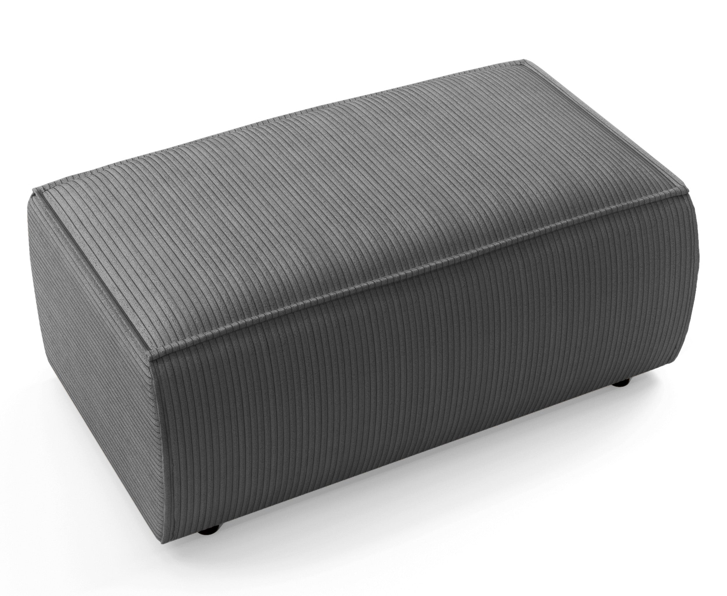 selsey-farese-cordhocker-pouf-grau image 2
