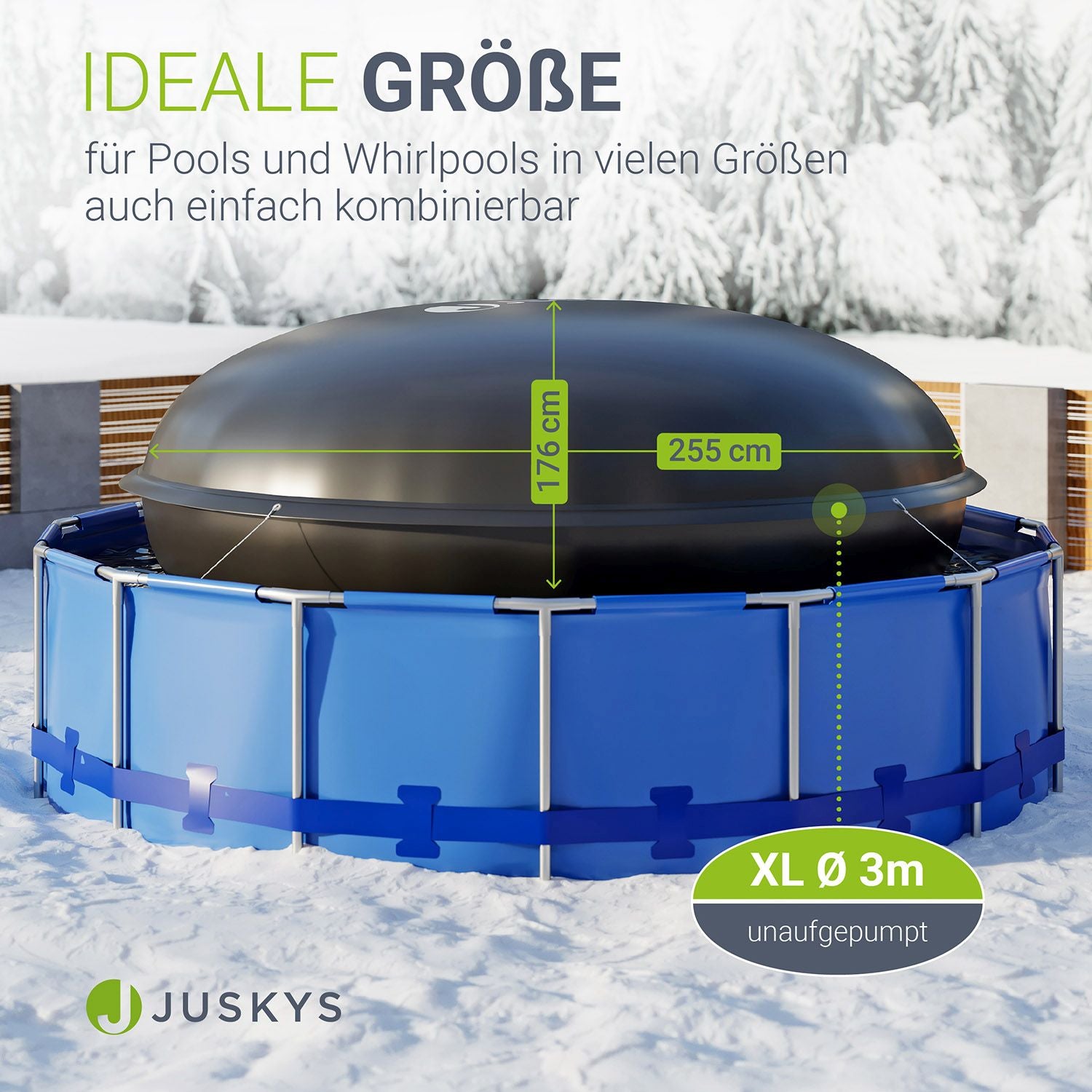 juskys-aufblasbares-poolkissen-poolabdeckung-plane image 4