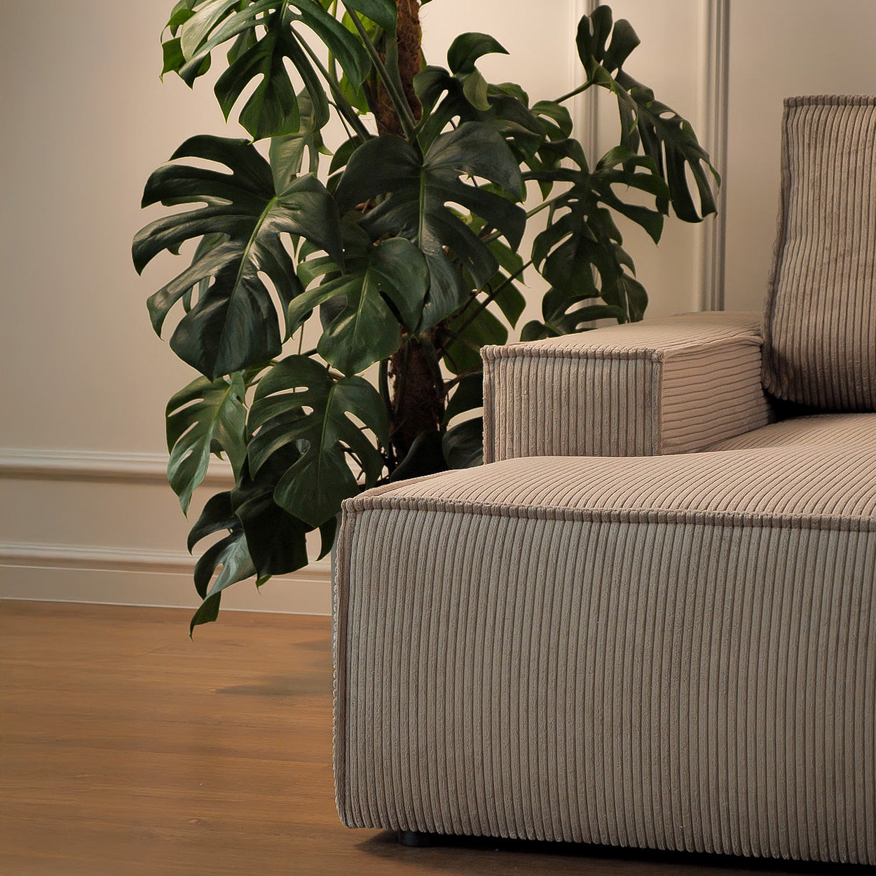 selsey-farese-mini-ecksofa-mit-schlaffunktion-l-links-mit-stauraum-beiger-cord image 6