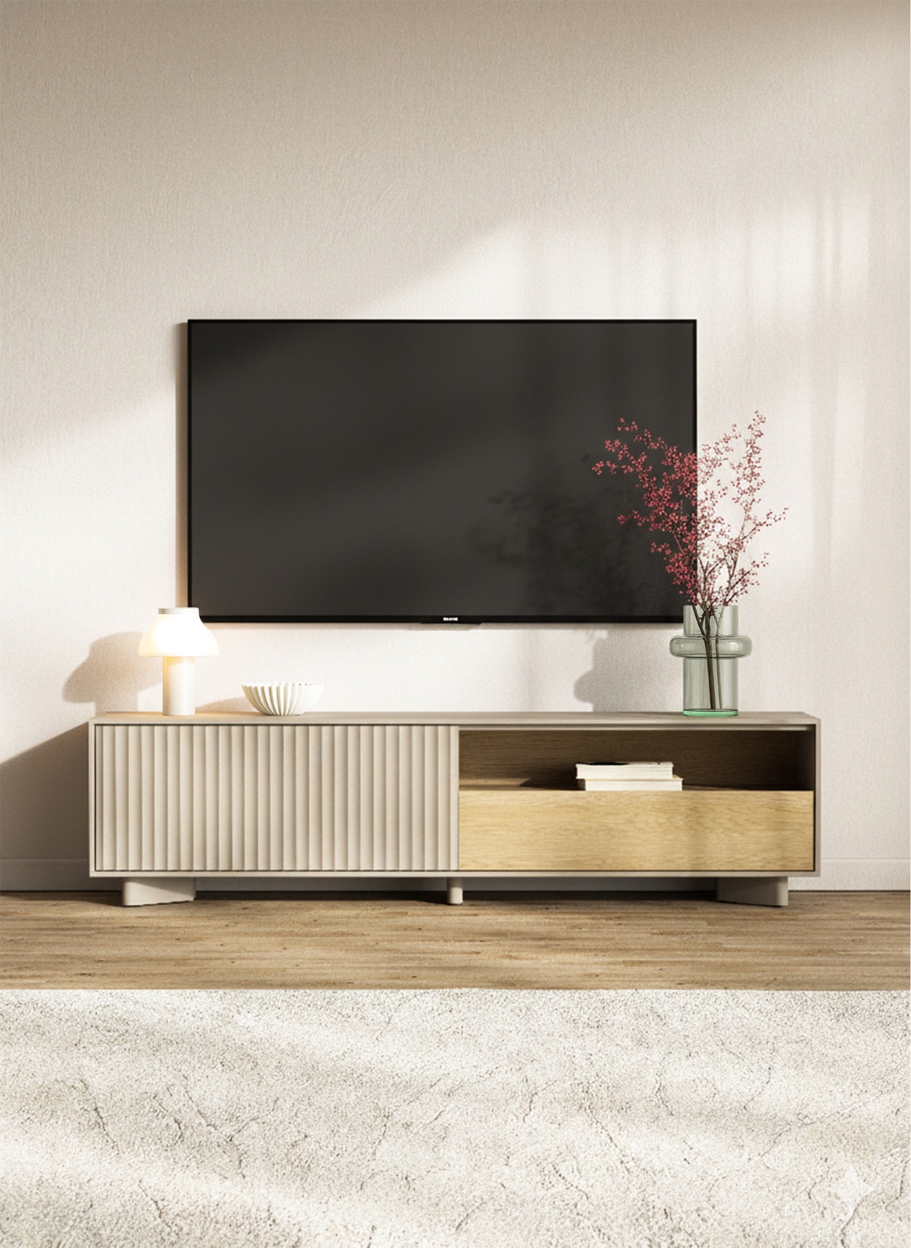 selsey-distria-tv-schrank-175-cm-mit-schublade-kaschmir-vicenza-eiche-geriffelt image 5