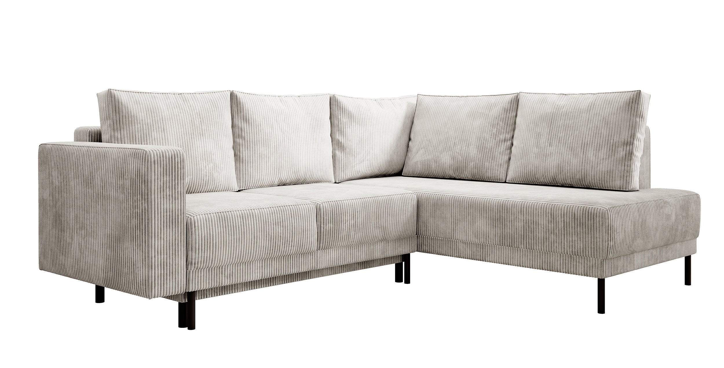 selsey-rodario-ecksofa-rechts-mit-schlaffunktion-und-bettkasten-graubeiger-cord image 4