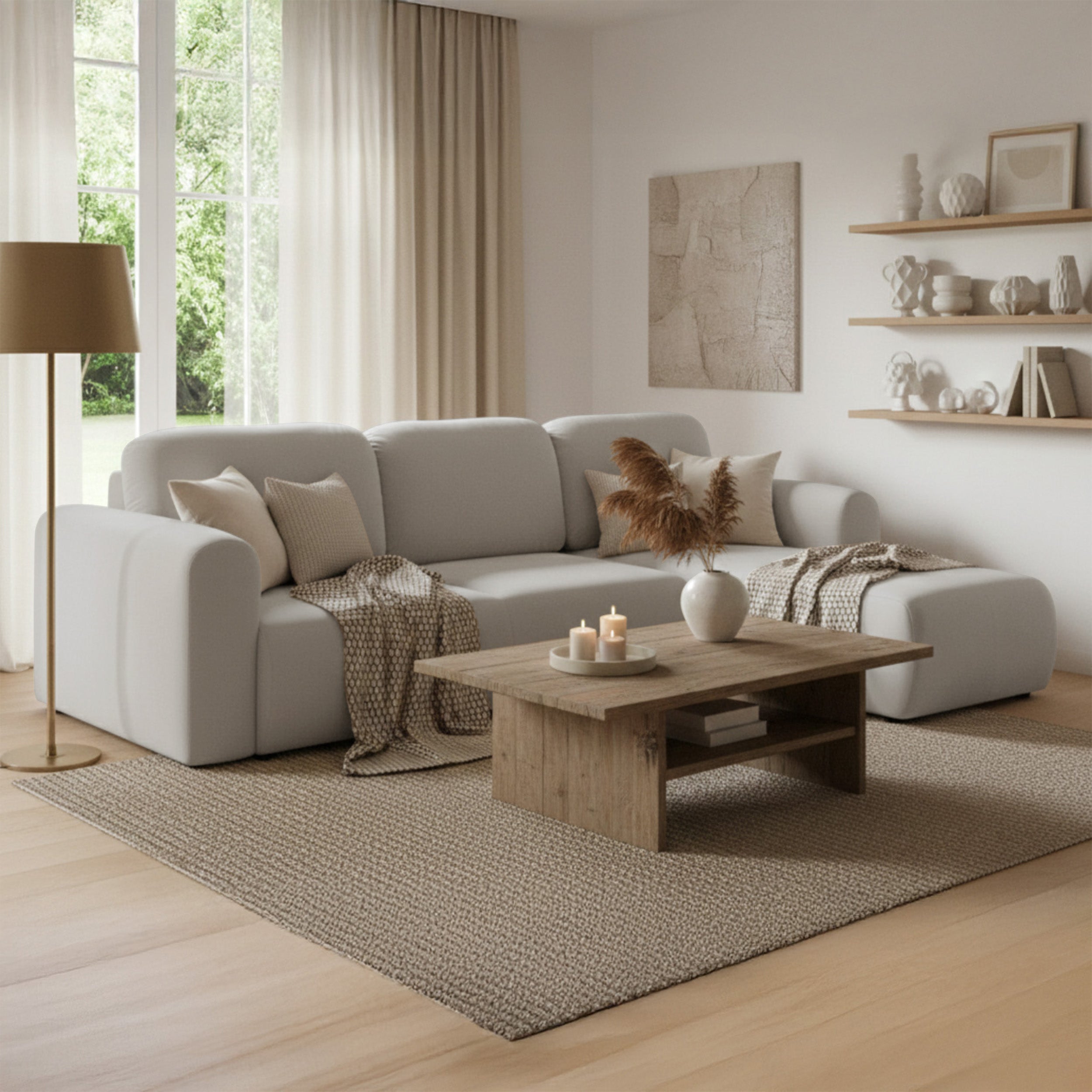 selsey-olido-ecksofa-mit-schlaffunktion-l-form-universal-stauraum-grau-beiges-hy image 2