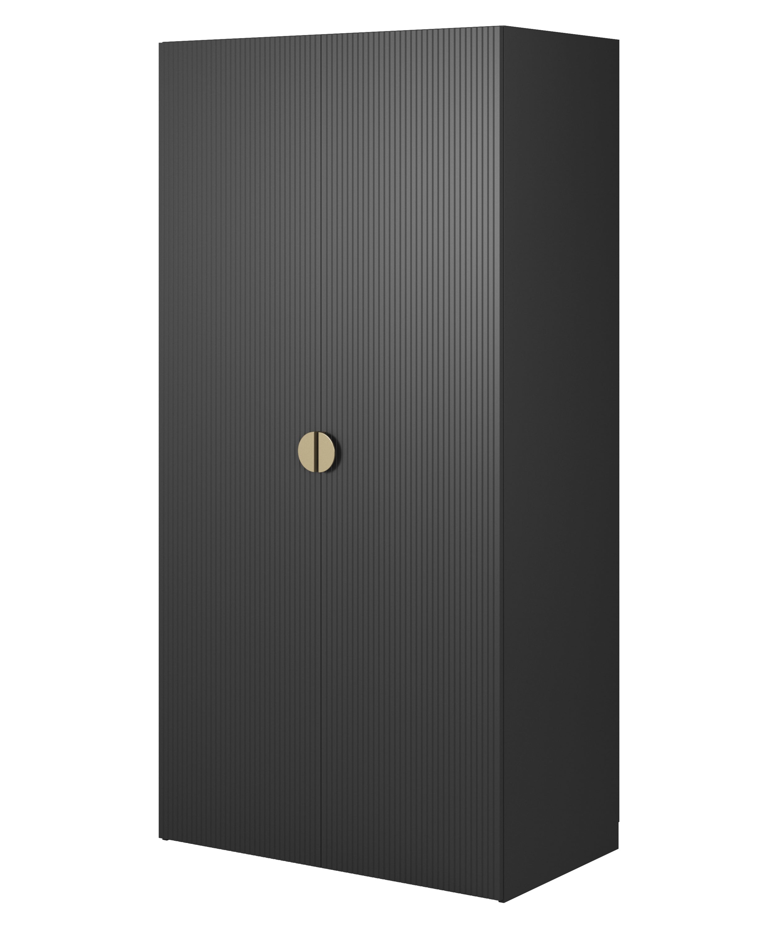 selsey-moonir-kleiderschrank-2-t-rig-100-cm-kleiderstange-schwarz image 1