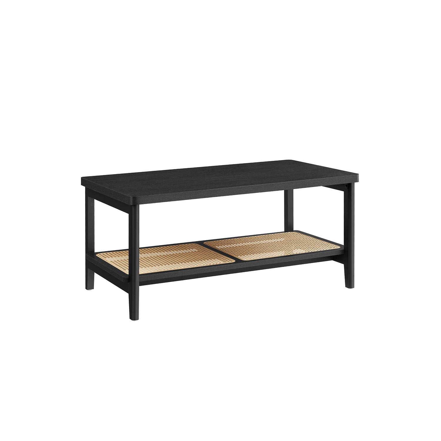 vasagle-couchtisch-2-ebenen-mit-stauraum-boho-stil image 4