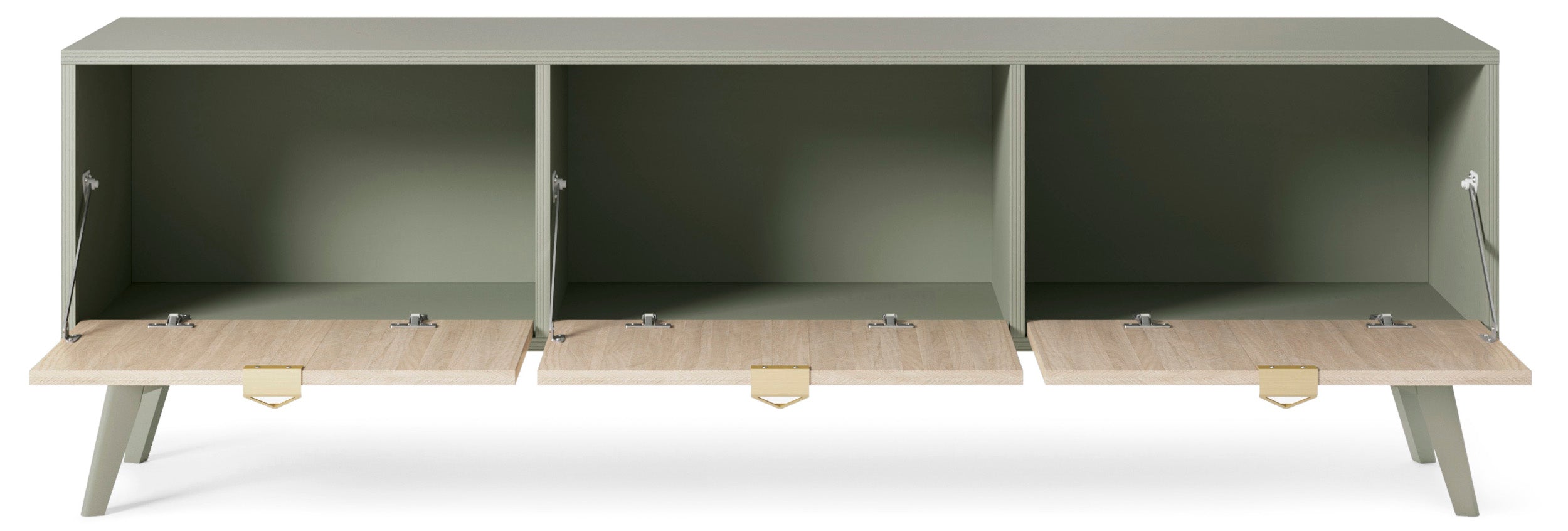 selsey-favoria-tv-schrank-158-cm-eukalyptus-fischgr-t-scandi-goldene-griffe image 5