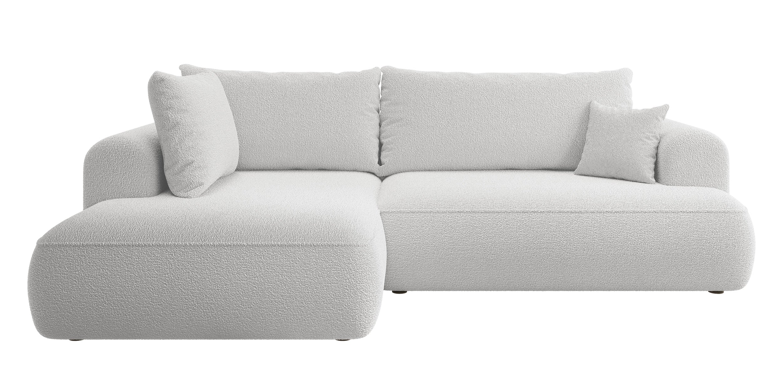 selsey-ovo-ecksofa-l-f-rmig-mit-schlaffunktion-und-stauraum-grauer-boucl-linksse image 1