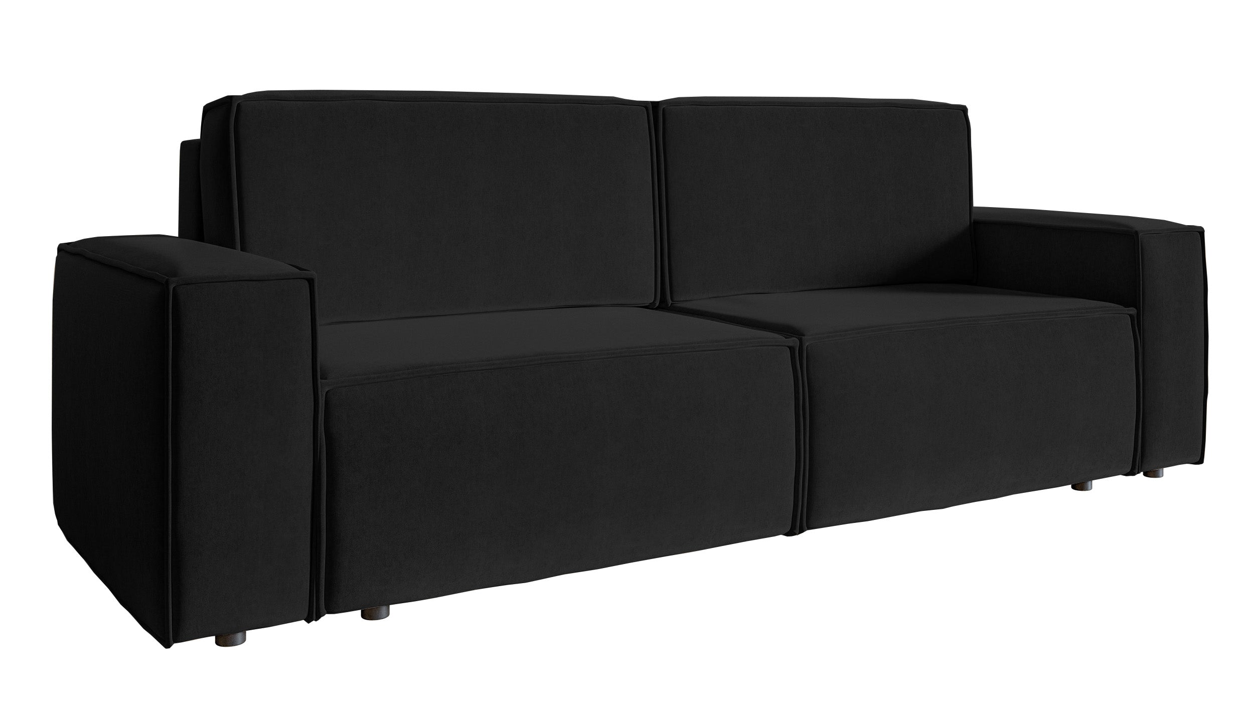 selsey-copertino-schlafsofa-3-sitzer-schwarz-ausziehbar-wasserabweisender-velour image 4