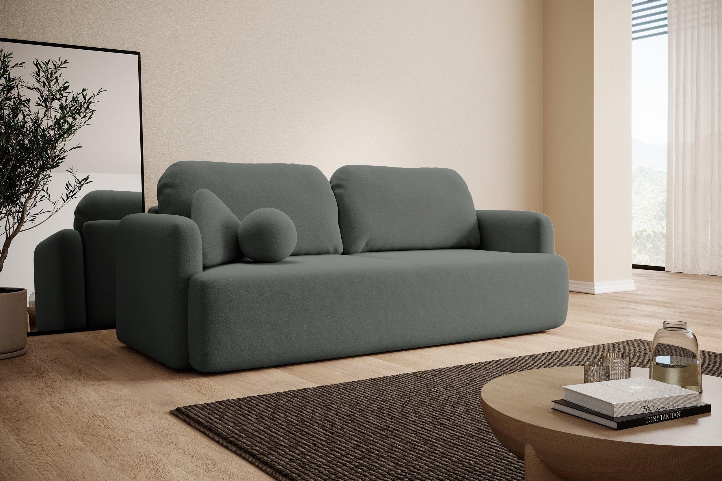 selsey-lambina-dreisitziges-ausklappbares-sofa-mit-stauraum-dunkelgrauer-samtvel image 3