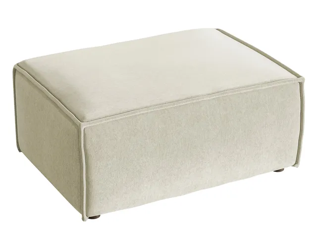 selsey-copertino-pouf-65x90-cm-cremefarbener-velours-hydrophob image 1