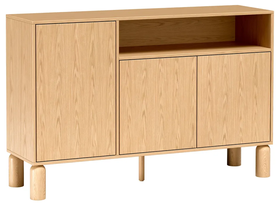 selsey-sanden-dreht-r-kommode-mit-nische-140-cm-eiche-bookmatch image 1