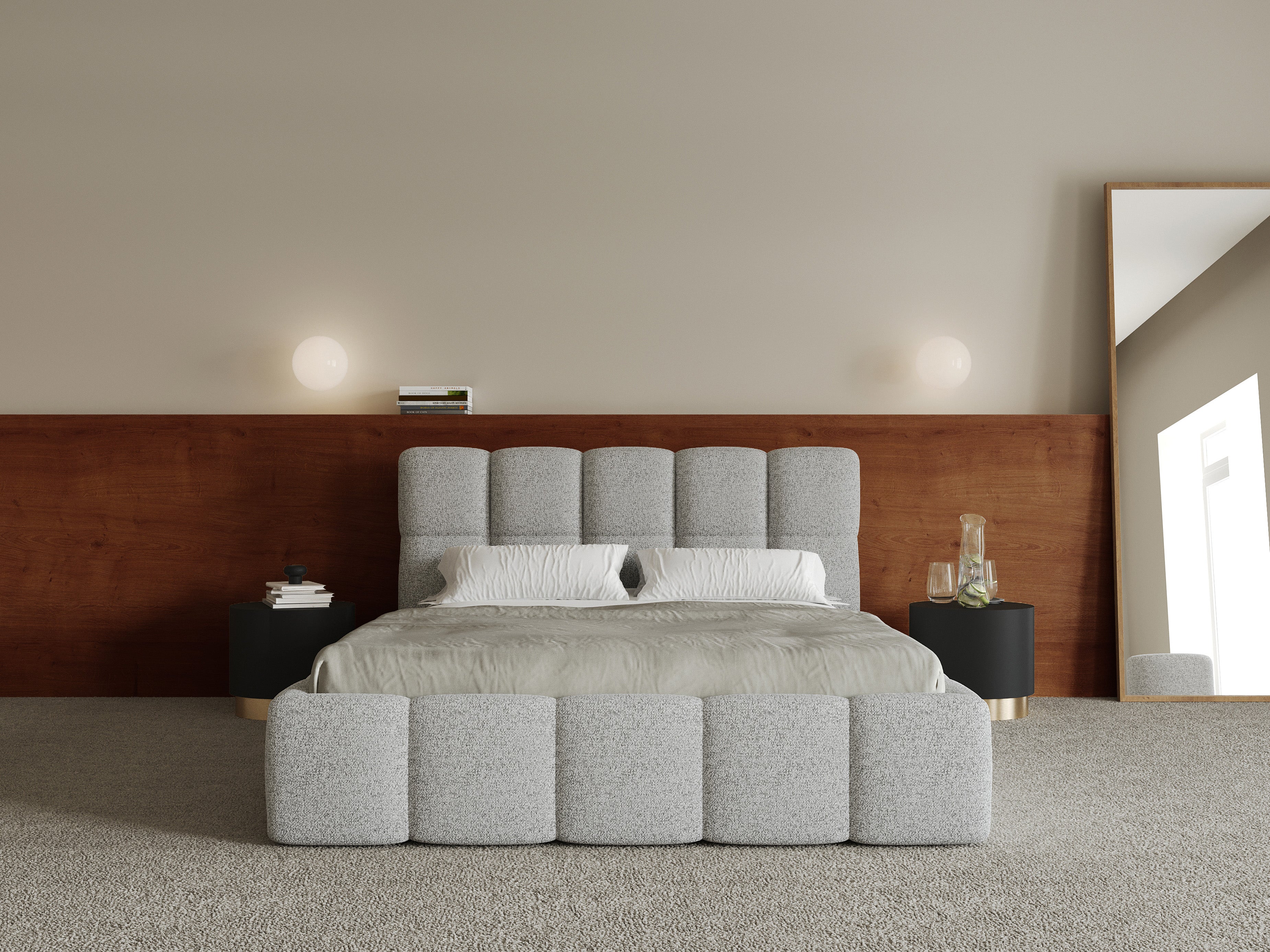 selsey-cloudy-gepolstertes-bett-140x200-cm-mit-stauraum-hellgraues-geflecht-meta image 4
