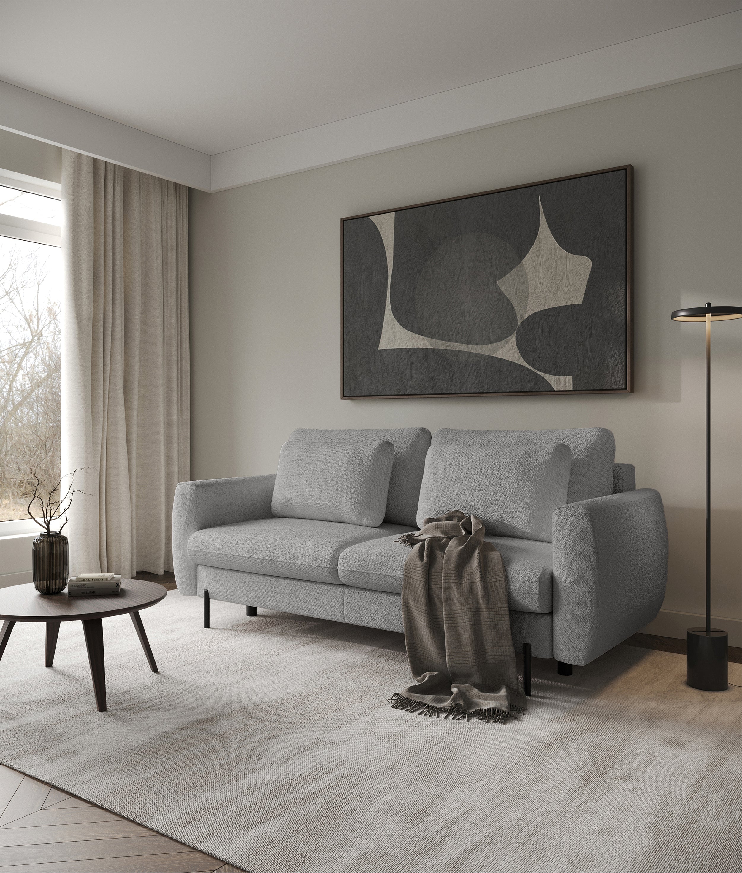 selsey-rane-dreisitziges-schlafsofa-mit-stauraum-grauer-hydrophober-chenille-sto image 3
