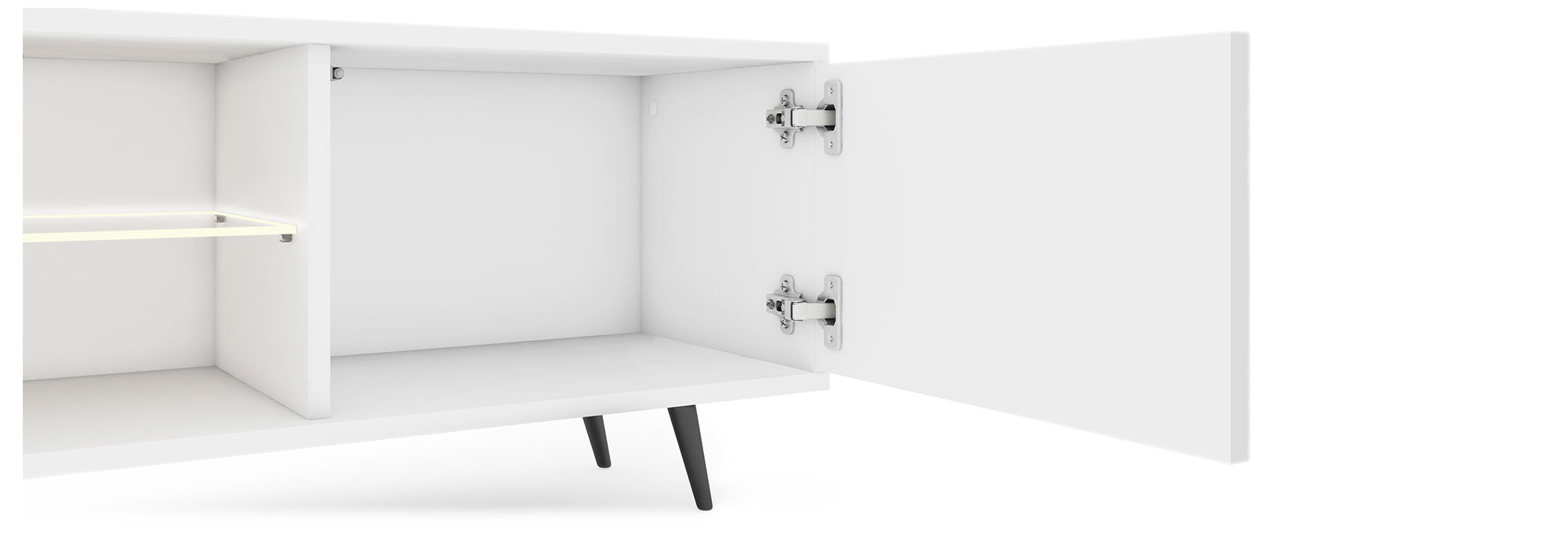 selsey-bello-tv-schrank-175-cm-wei-mit-lamellenfronten-und-led-schwarze-beine image 6