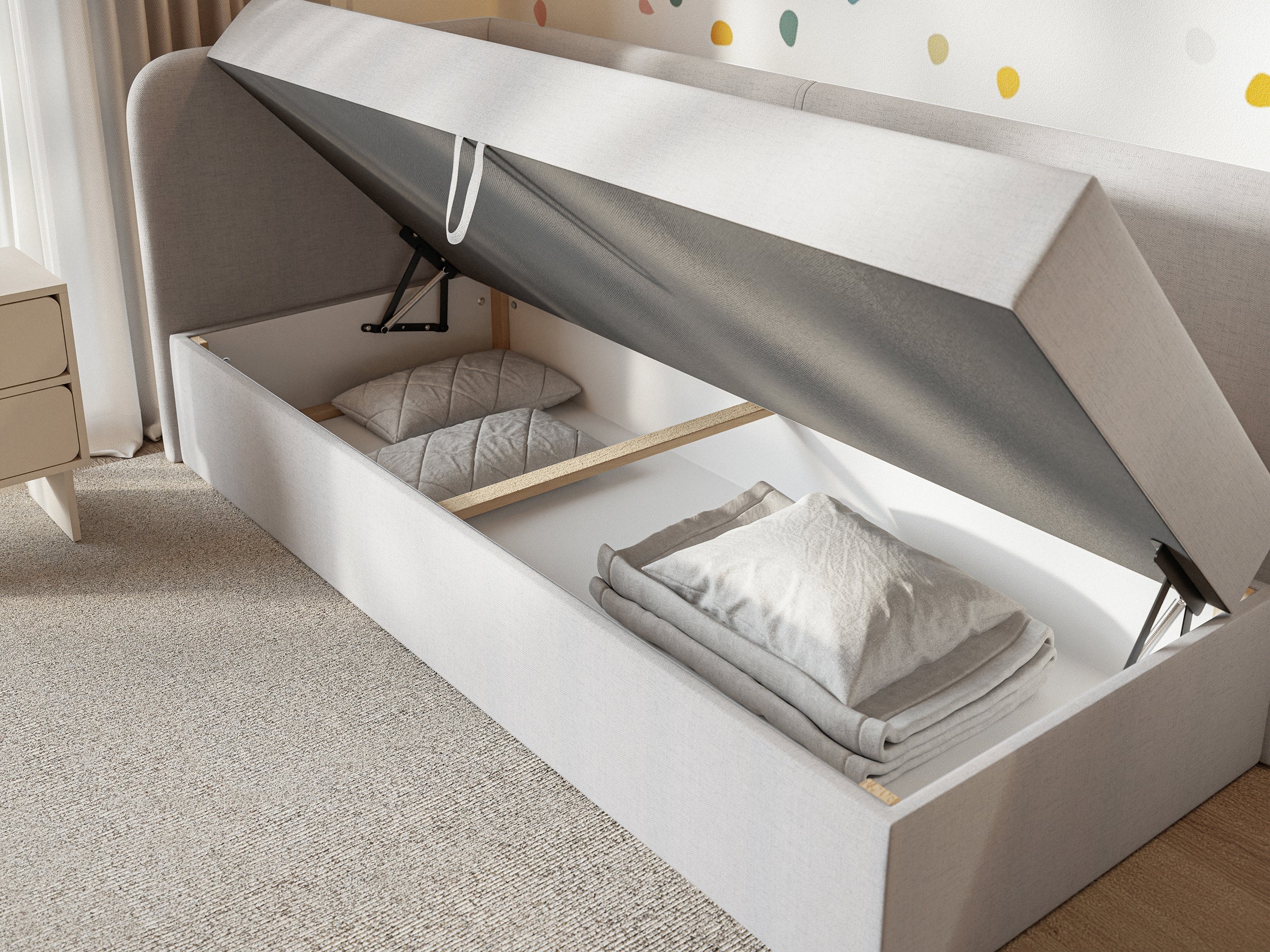 selsey-calmmo-jugendbett-90x200-cm-links-mit-stauraum-hellgrauer-hydrophober-che image 5