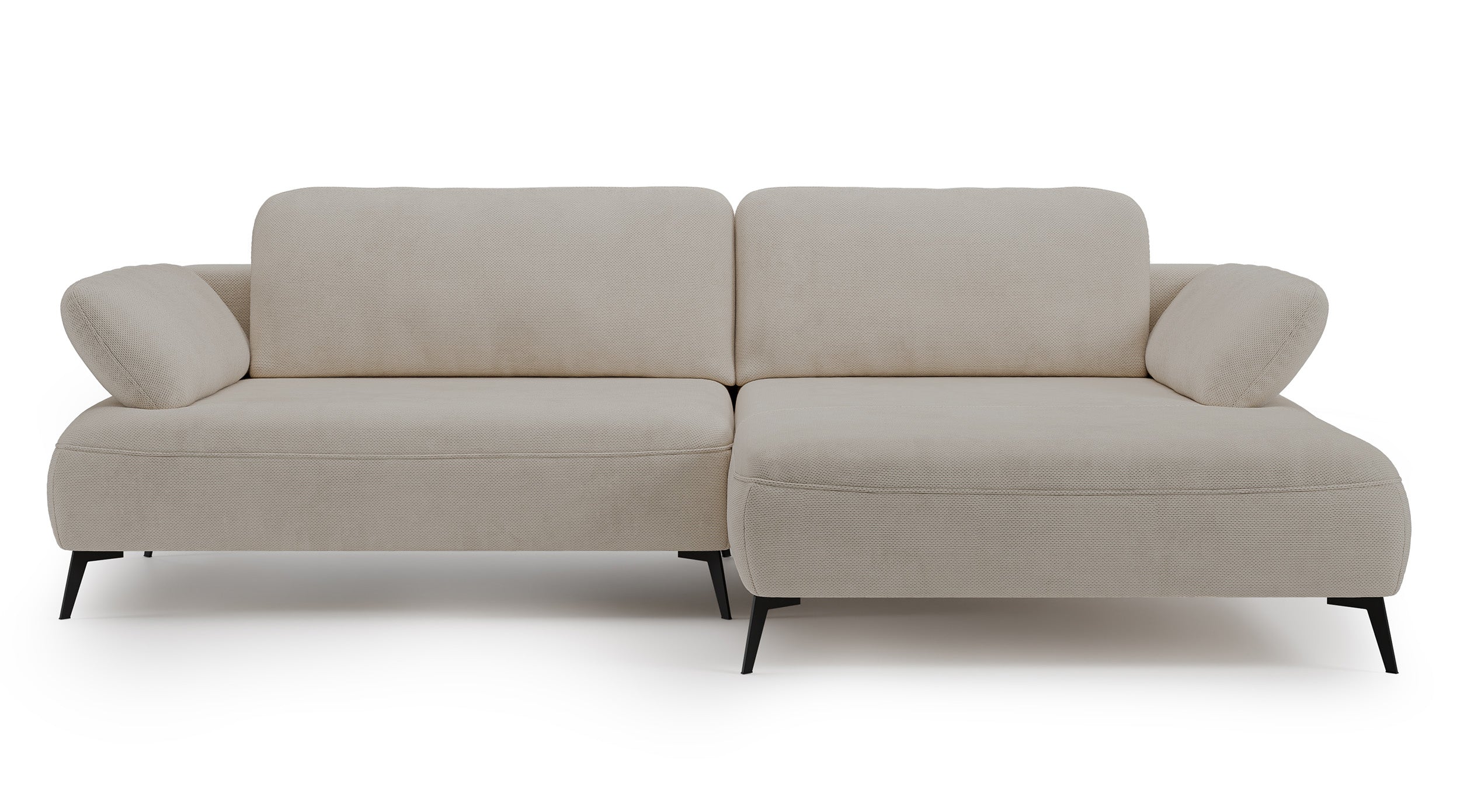 selsey-avolla-ecksofa-l-form-rechts-beige-hydrophobes-chenille-mit-schlaffunktio image 1