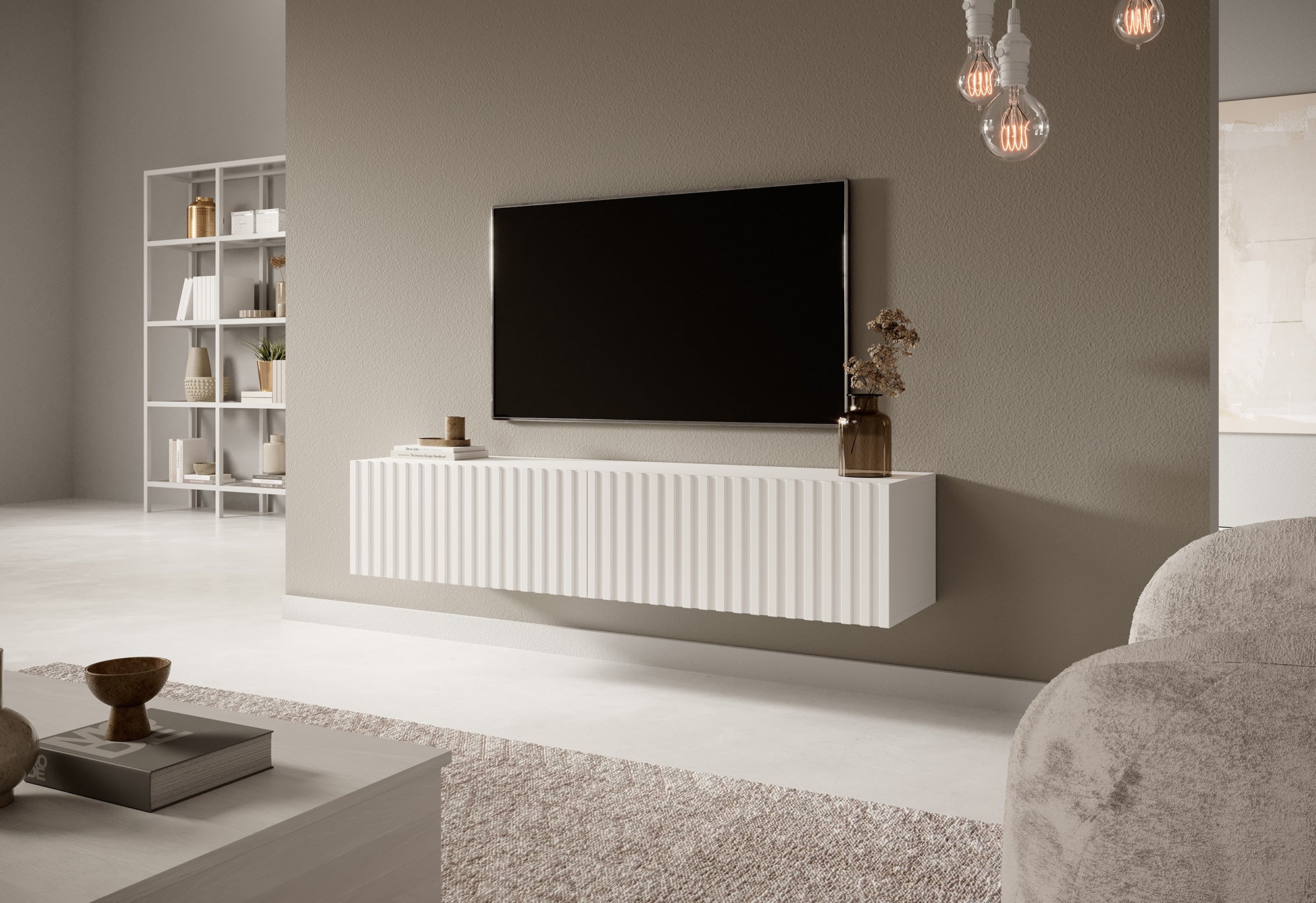 selsey-telire-tv-schrank-138-6-cm-wei-mit-lamellenfront image 3
