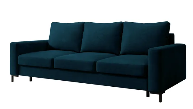 selsey-mokpeo-dreisitziges-ausklappbares-sofa-mit-stauraum-dunkelblauer-samtvelo image 1