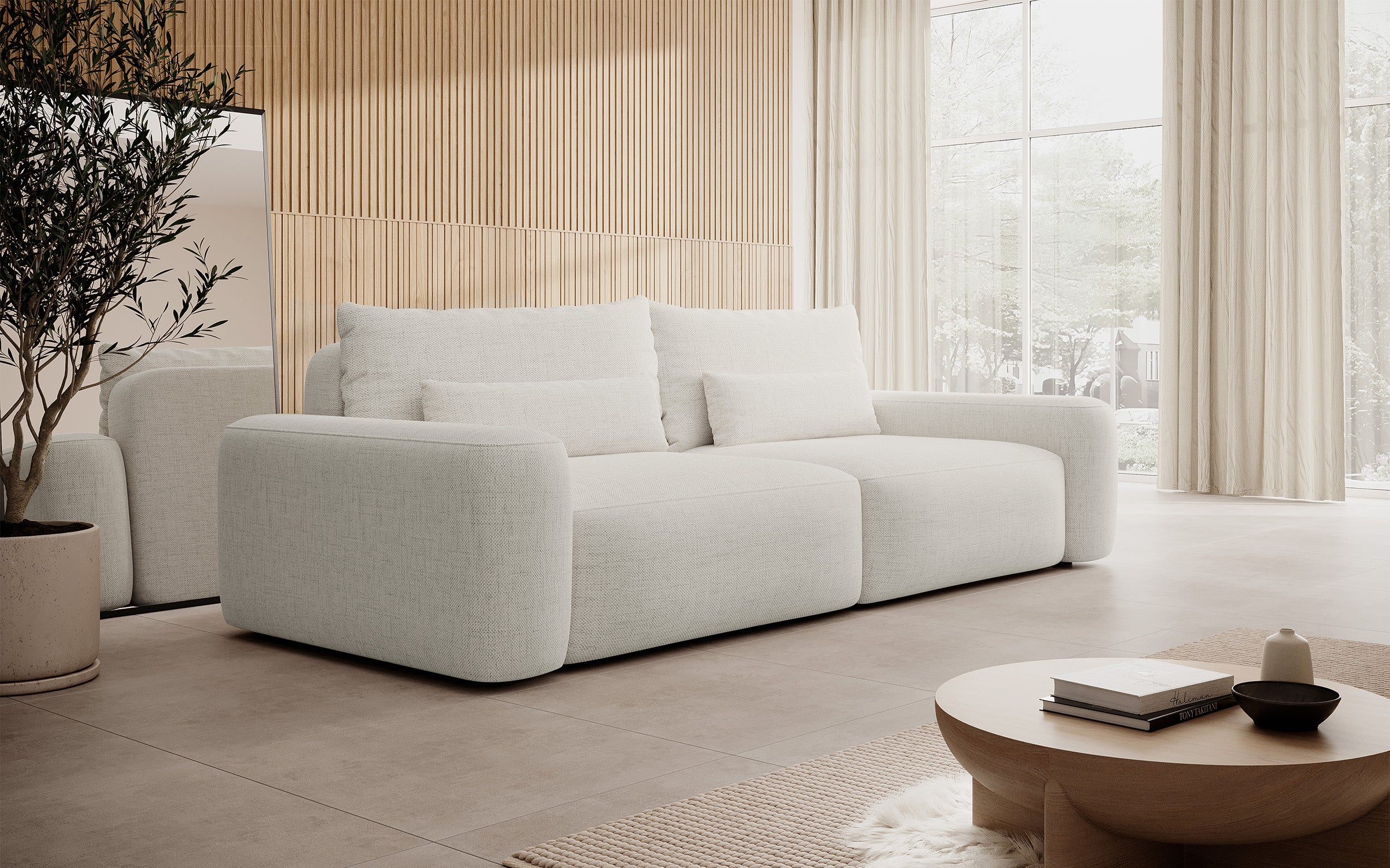 selsey-carnos-dreisitziges-schlafsofa-creme-hydrophober-chenille-schwarze-beine image 5