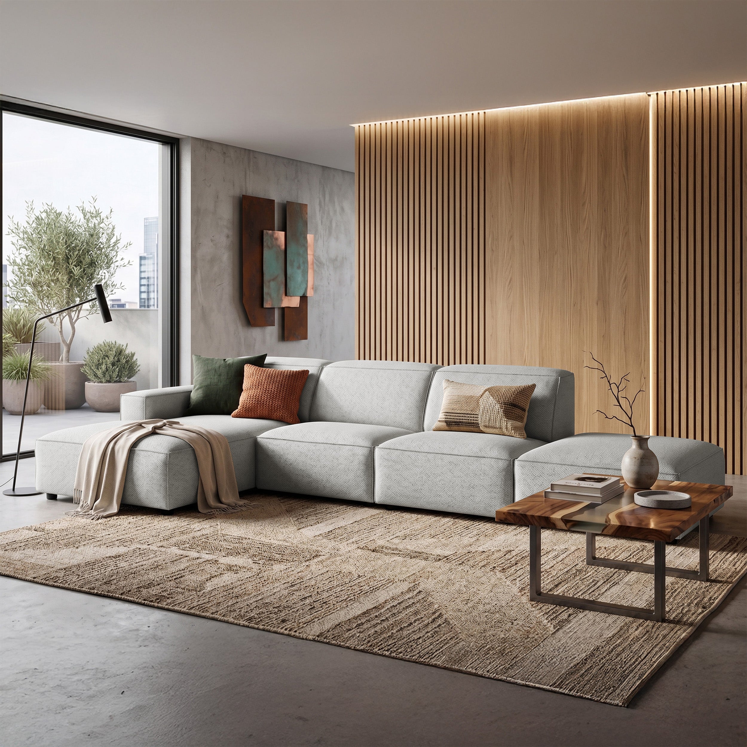 selsey-sellmo-modulares-ecksofa-l-f-rmig-links-mit-pouf-hellgrauer-hydrophober-c image 2