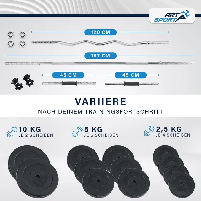 juskys-3in1-hantelset-60-kg-kurz-lang-und-curlhantel-mit-gewichtsscheiben image 1