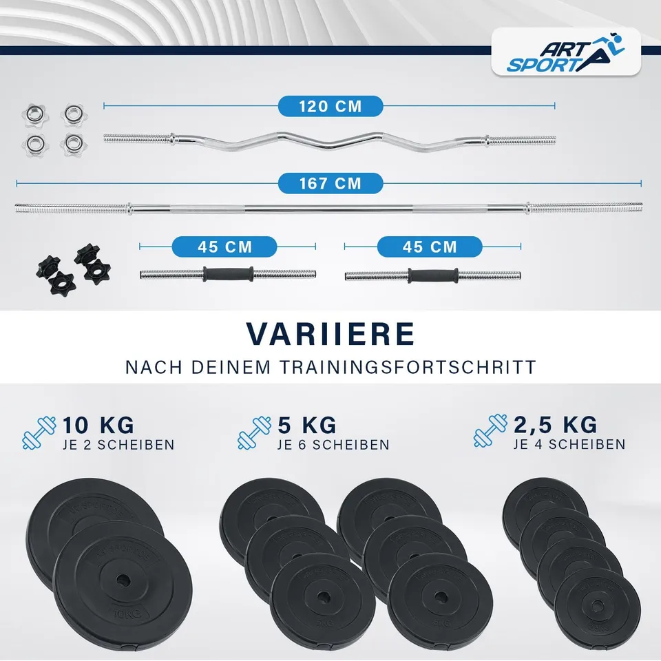 juskys-3in1-hantelset-60-kg-kurz-lang-und-curlhantel-mit-gewichtsscheiben image 1