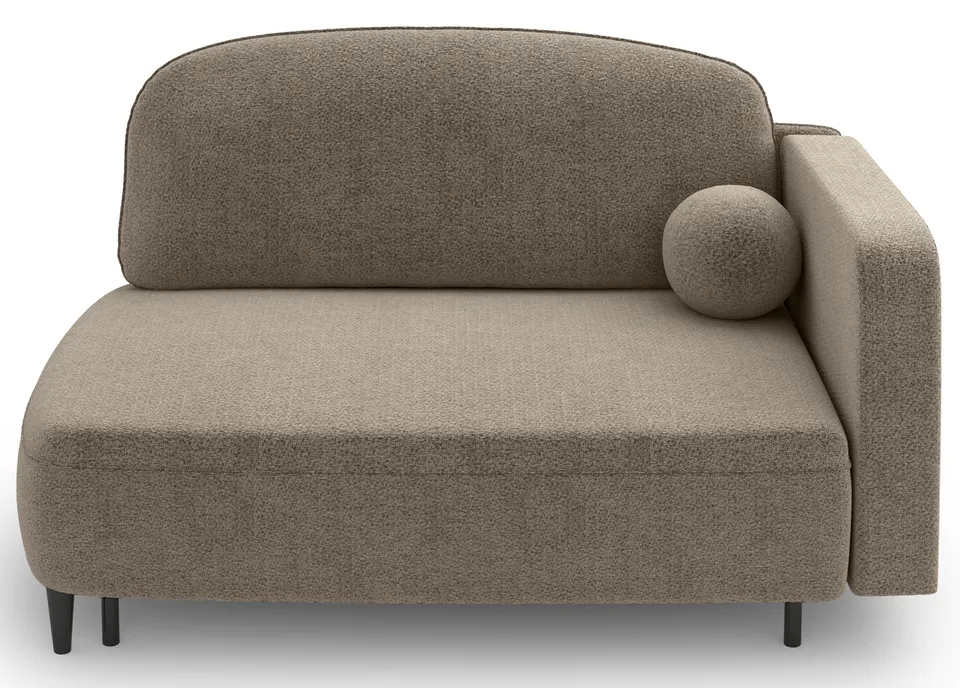 selsey-pinkio-ausziehbare-liege-links-mit-stauraum-dunkelbeige-chenille image 1