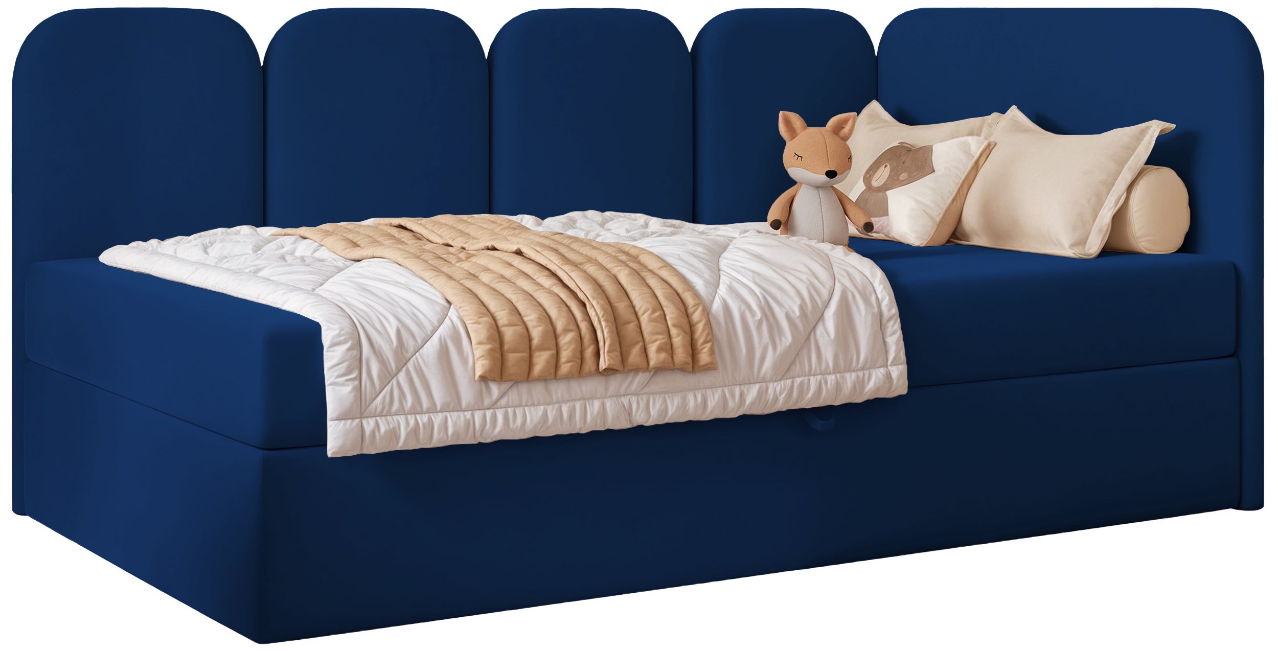 selsey-nubini-jugendbett-90x200-cm-rechts-mit-stauraum-und-matratze-h3-blauer-sa image 1