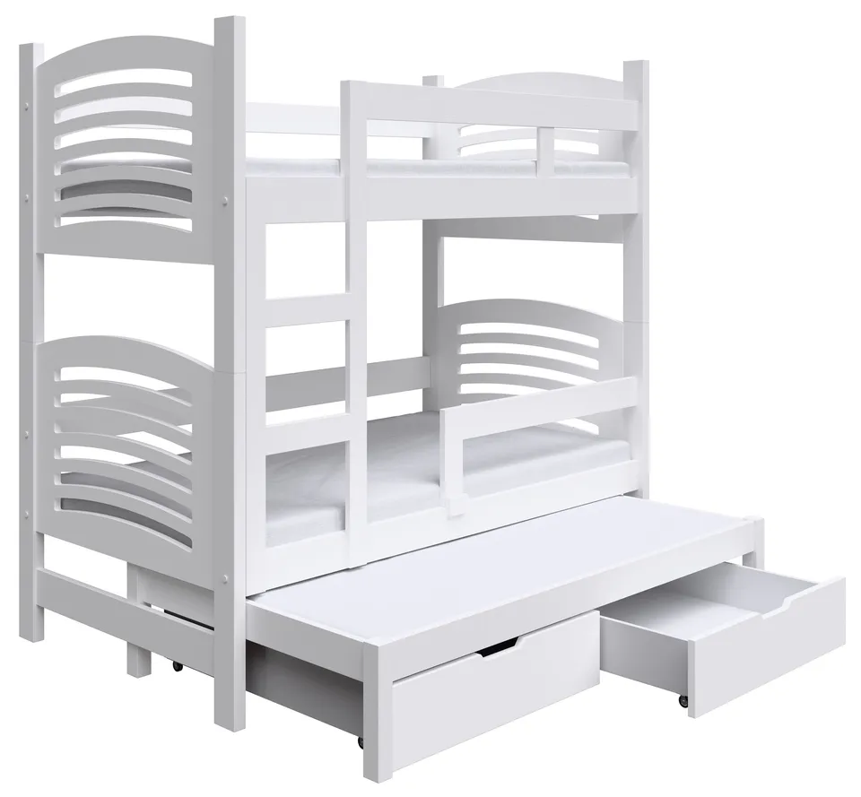 selsey-cami-etagenbett-75x180-cm-f-r-drei-personen-mit-schubladen-wei image 1