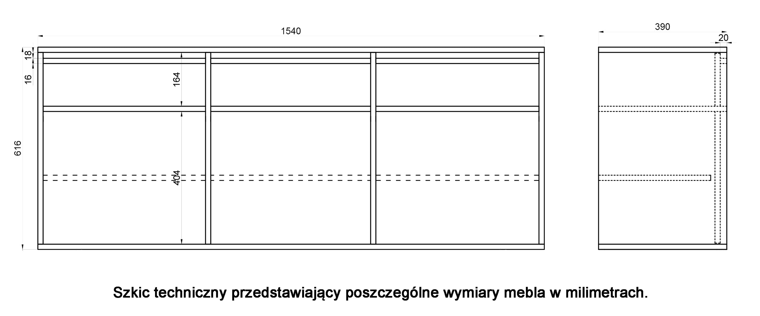 selsey-evo-h-ngende-dreit-rige-kommode-154-cm-kaschmir-mit-schubladen image 7