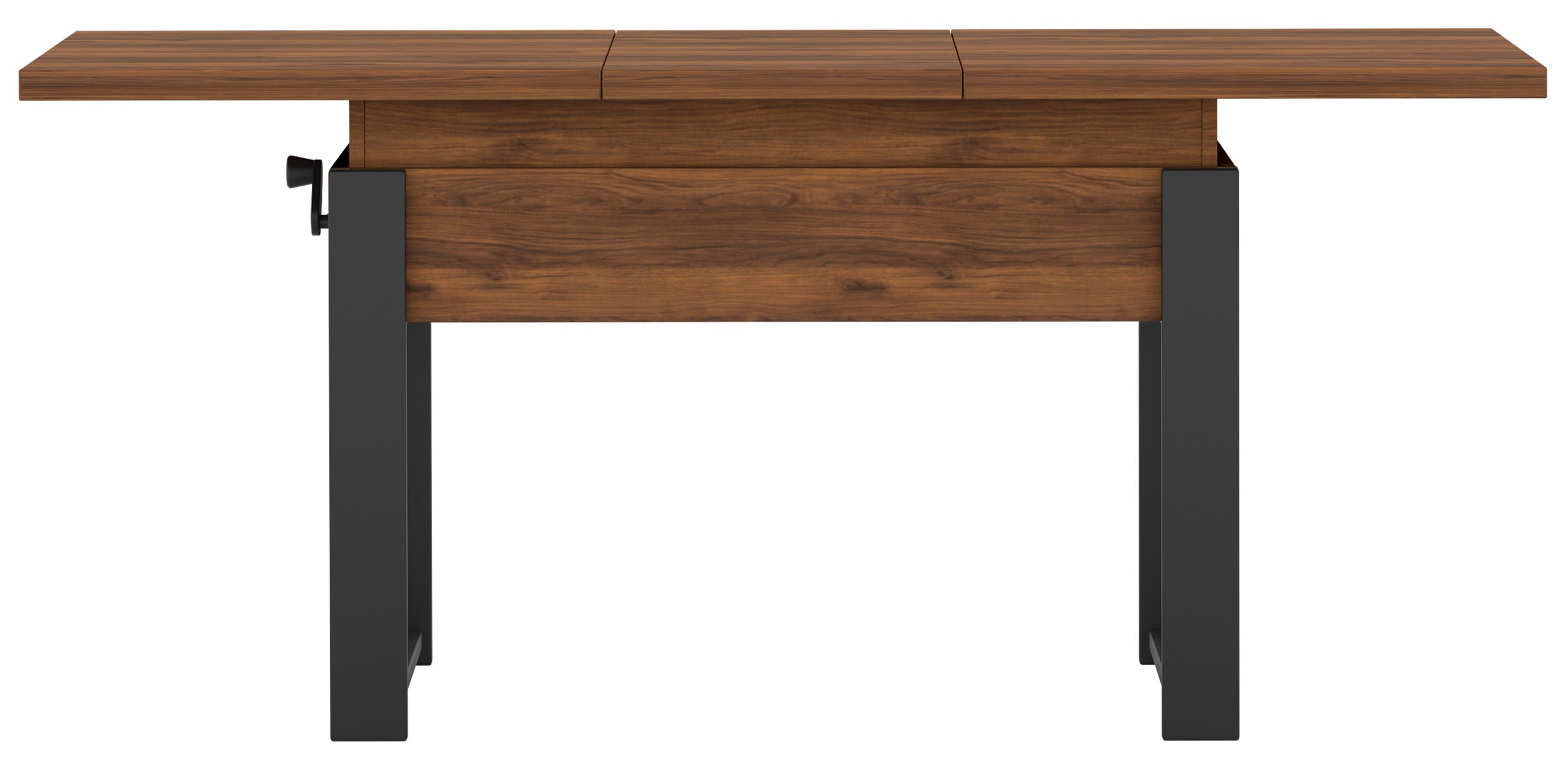 selsey-hugo-ausziehbarer-couchtisch-120-157-x67-cm-warmia-nussbaum-schwarz image 8