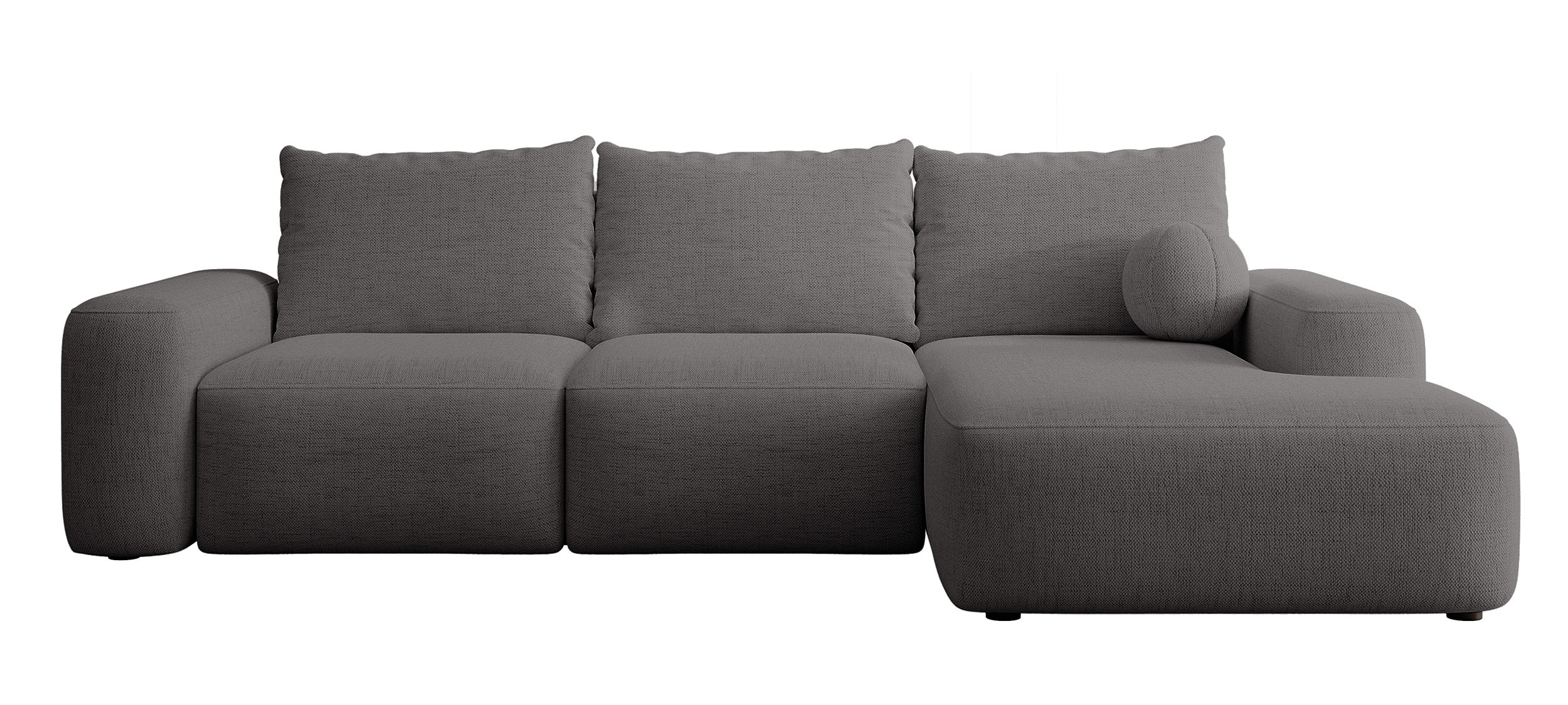 selsey-carnos-ecksofa-mit-schlaffunktion-l-form-rechts-dunkelgrauer-chenille-sto image 1