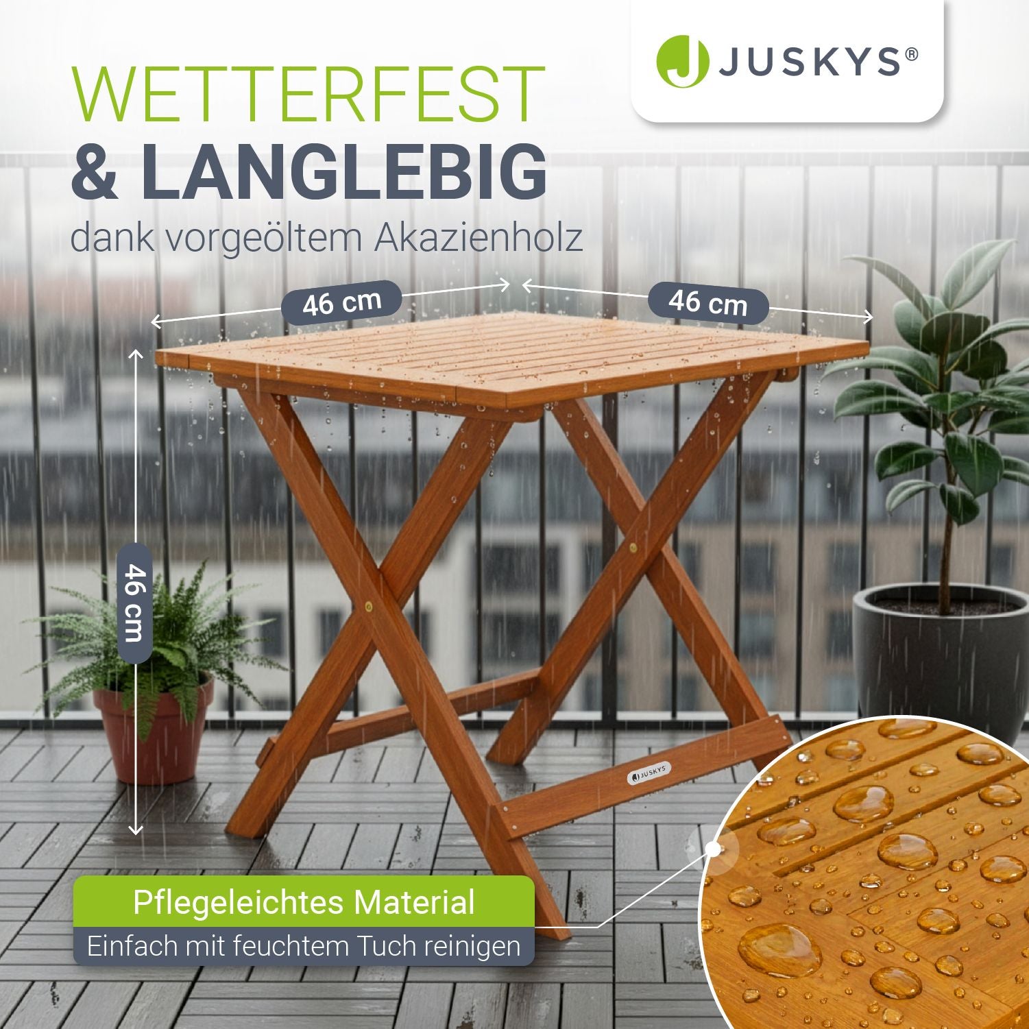 juskys-klappbarer-holztisch-zadar-beistelltisch-aus-akazienholz-natur image 3