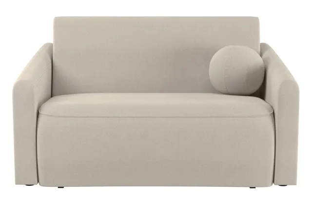 selsey-poppino-ausziehbares-zweiersofa-mit-stauraum-cremefarbener-chenille-stoff image 1
