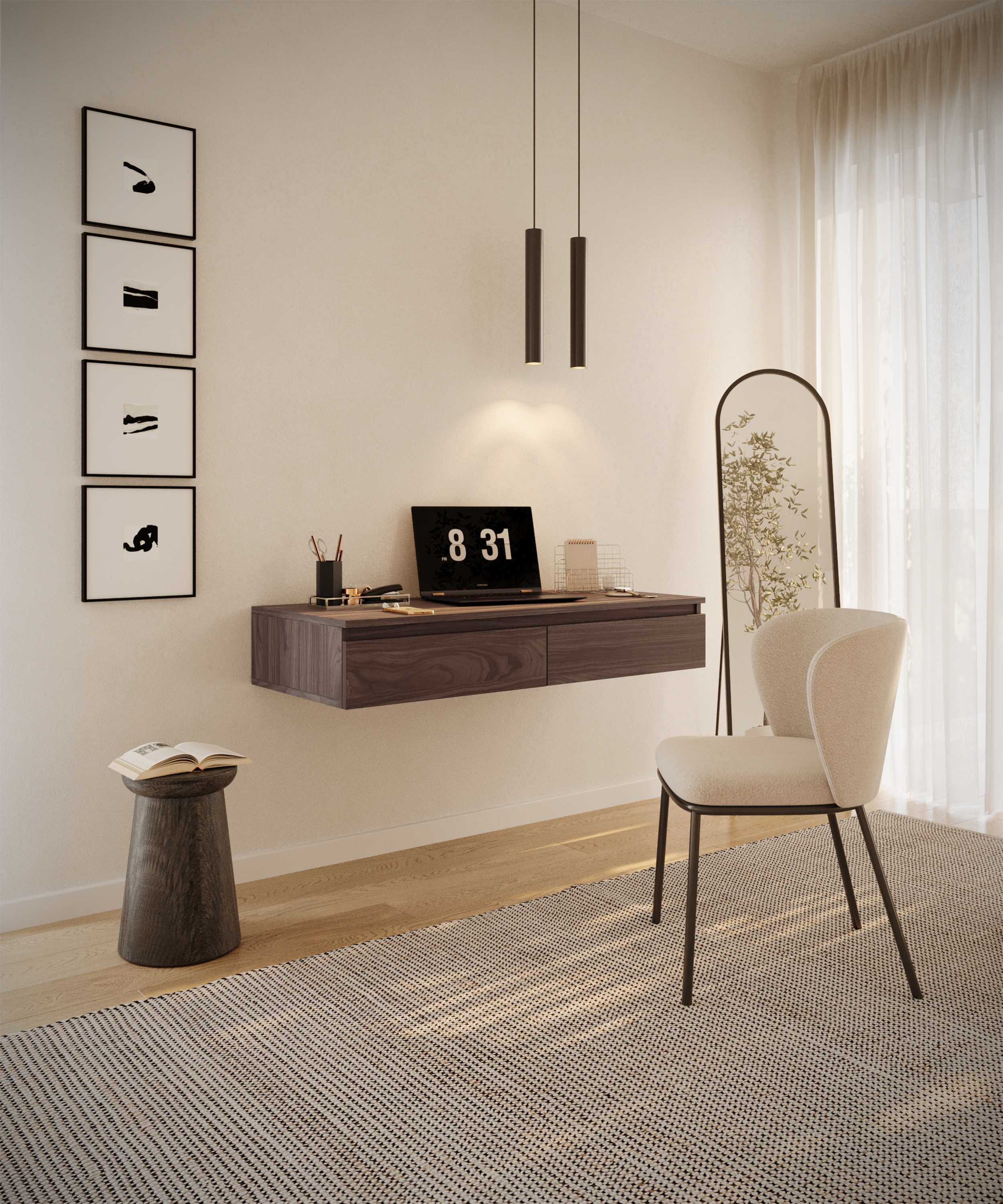 selsey-bemmi-h-ngender-schminktisch-mit-schubladen-120-cm-walnuss-wisconsin image 2