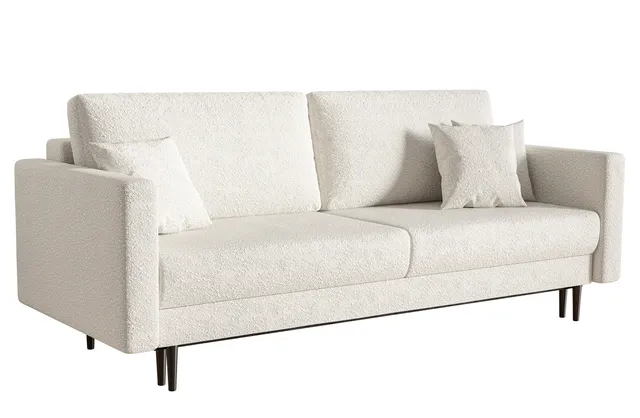 selsey-valico-3-sitzer-schlafsofa-creme-boucl-schwarze-beine image 1