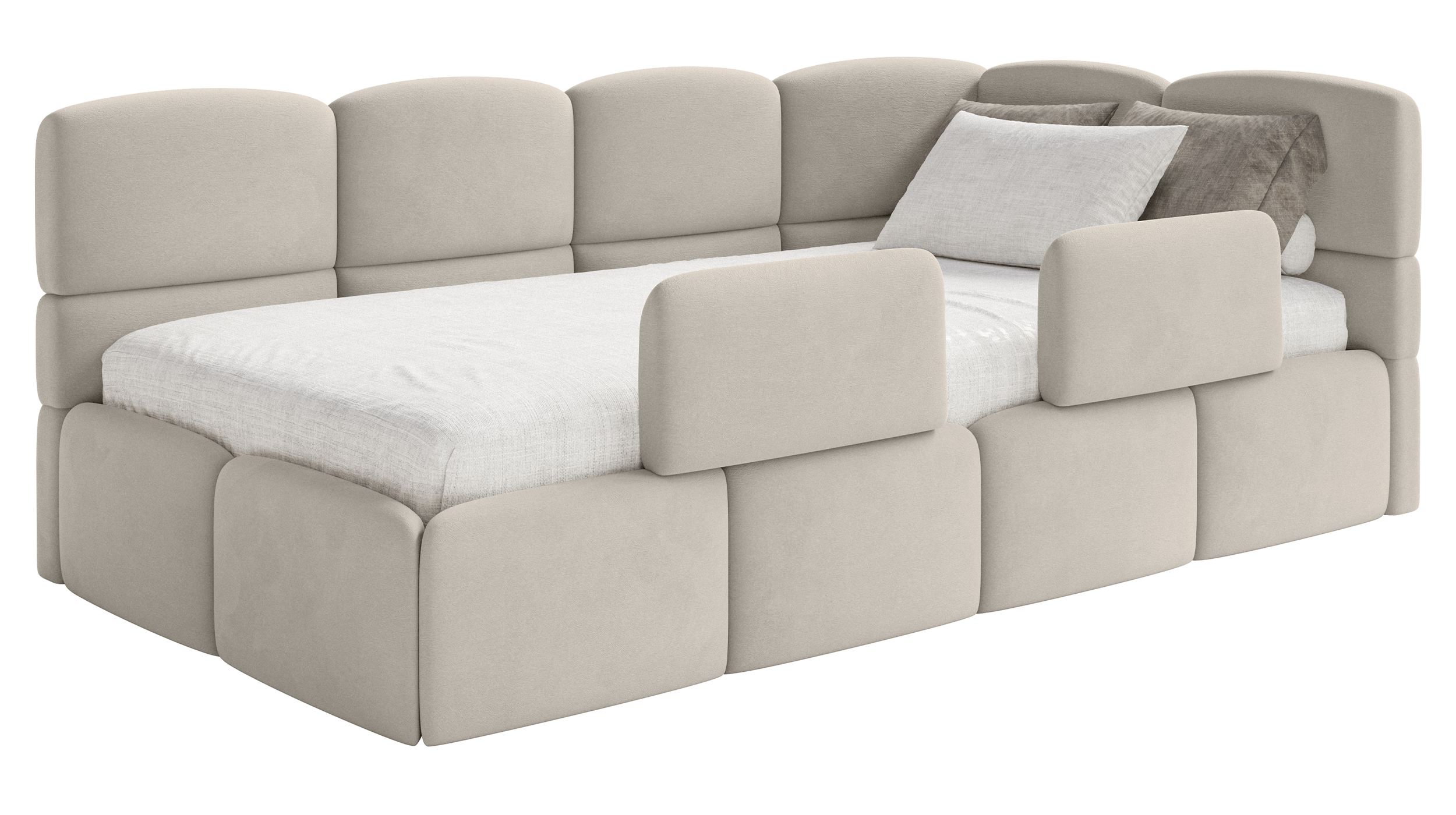 selsey-cloudy-jugendbett-120x200-cm-rechtsseitig-mit-stauraum-hellbeiger-samt image 1
