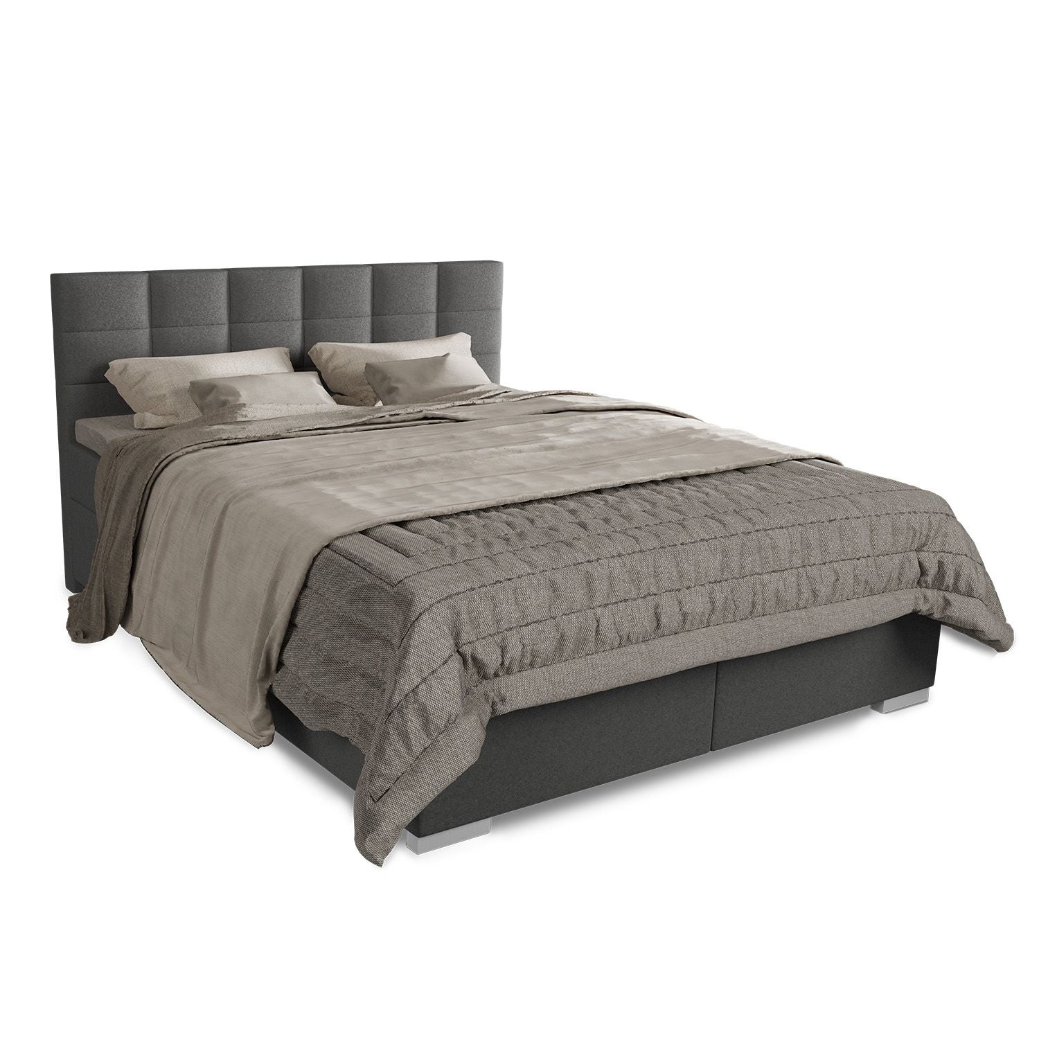 juskys-boxspringbett-seattle-malmo-stoff-mit-topper-und-federkernmatratze image 8