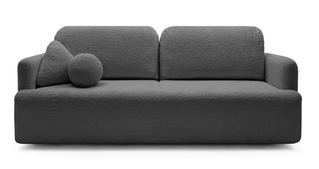 selsey-lambina-dreisitziges-schlafsofa-mit-stauraum-dunkelgrau-boucl image 1