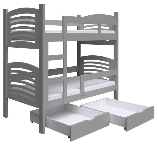 selsey-cami-etagenbett-75x180-cm-mit-matratzen-und-schubladen-grau image 1