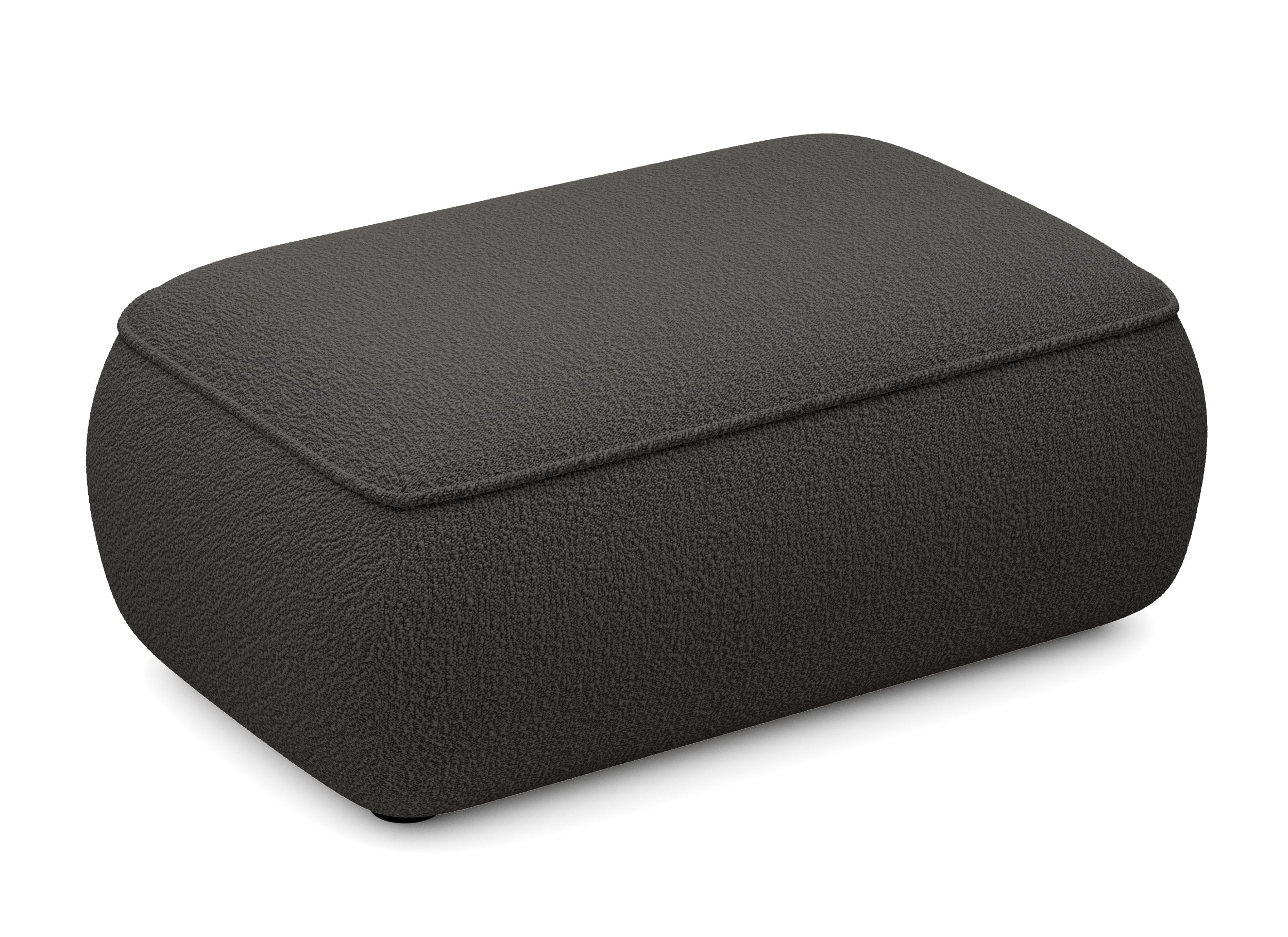 selsey-ovo-pouf-dunkelgrau-boucl image 1