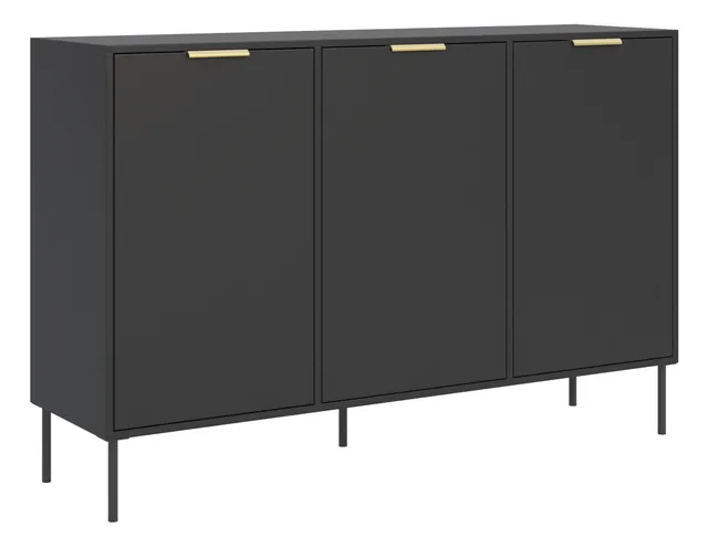 selsey-vena-dreht-renschrank-kommode-150-cm-schwarz-3-t-rig image 1