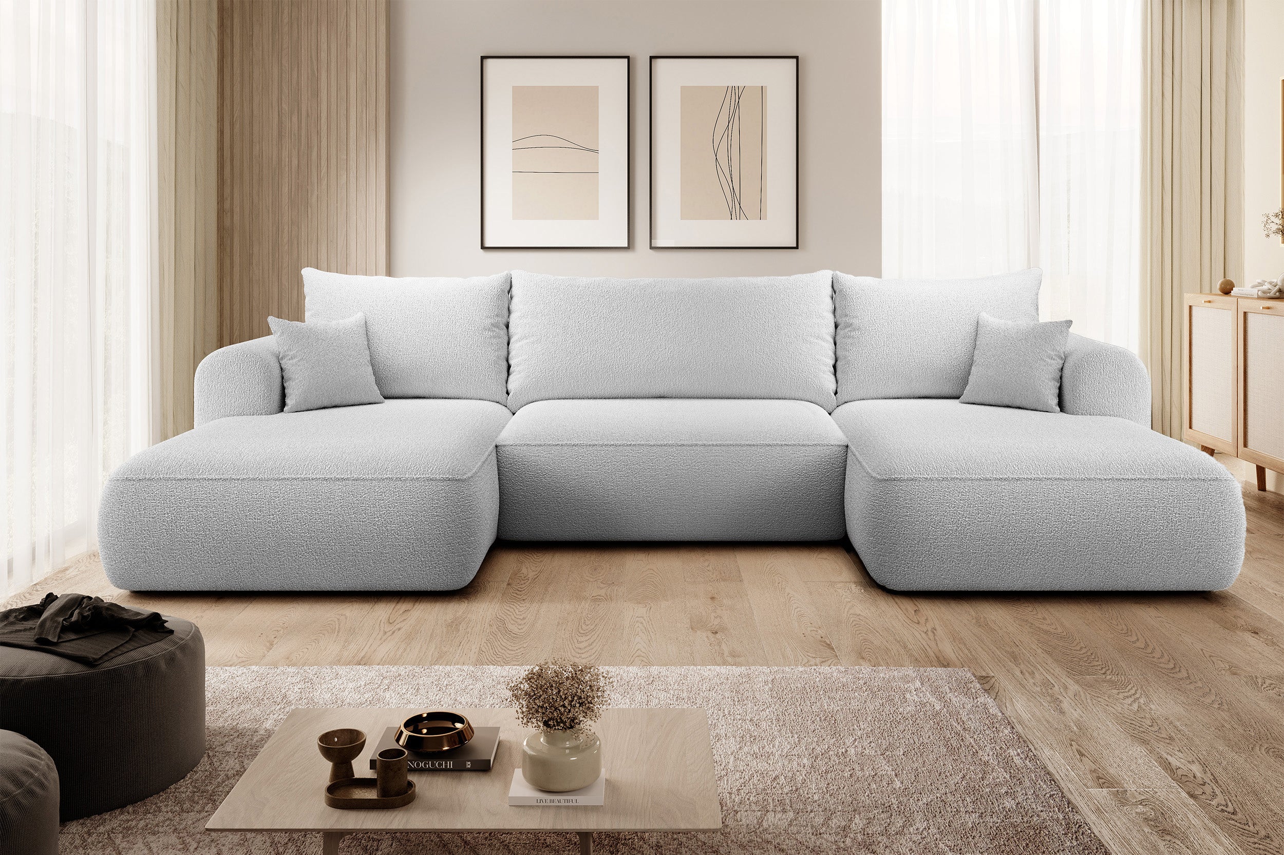 selsey-ovo-ecksofa-u-f-rmig-mit-schlaffunktion-und-stauraum-grau-boucl image 2
