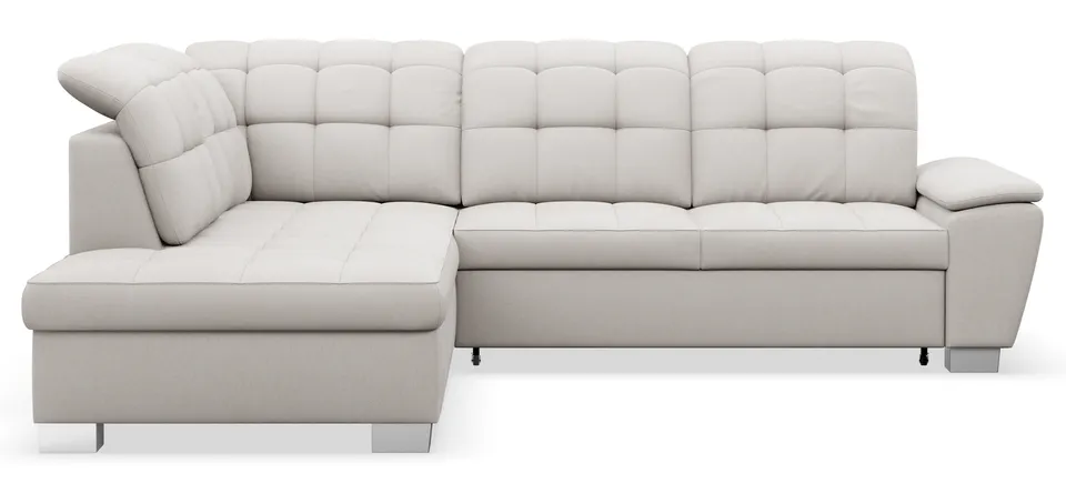 selsey-jamaal-ecksofa-mit-schlaffunktion-links-l-form-cremefarbenes-geflecht-mit image 1