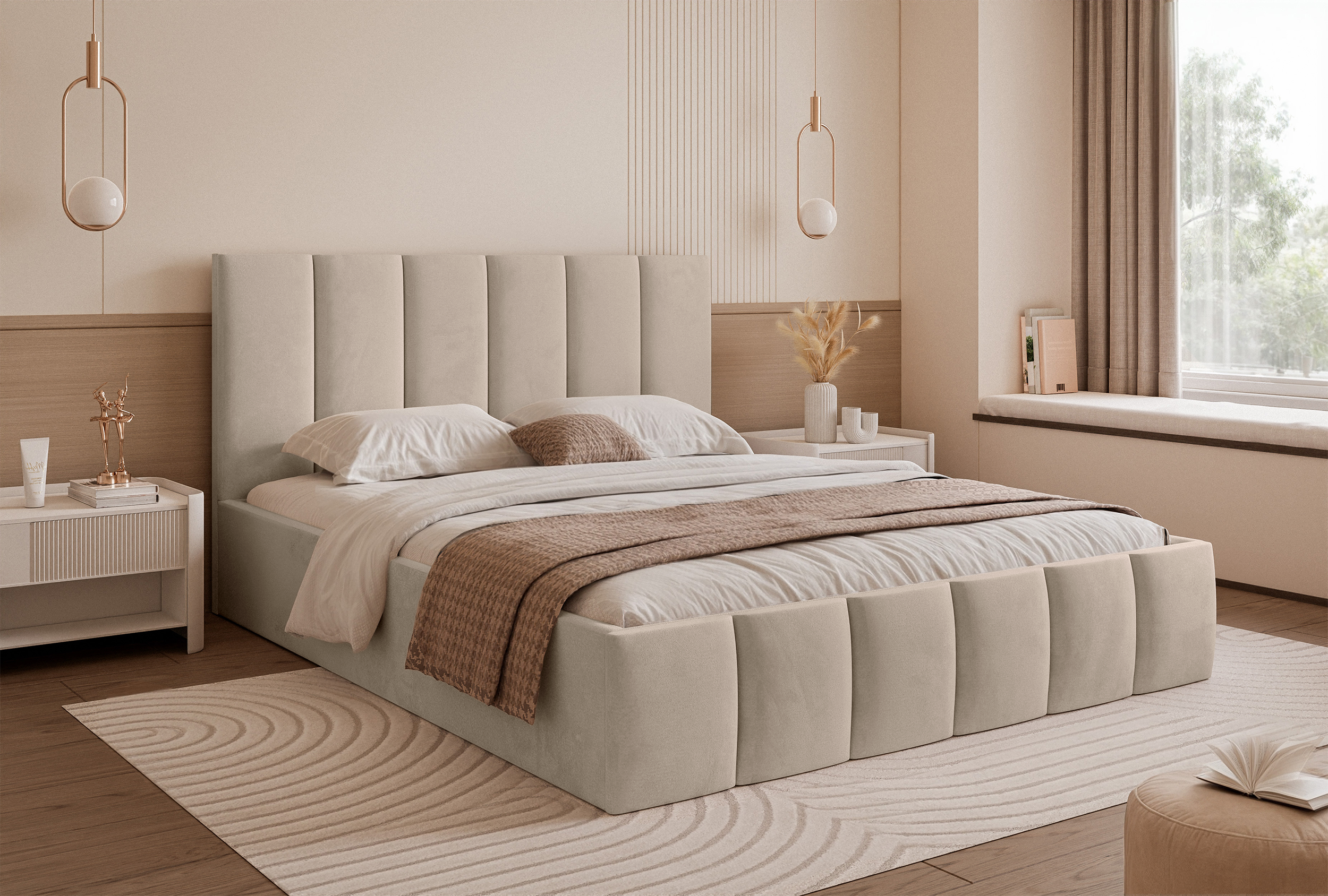 selsey-sarafino-polsterbett-180x200-cm-mit-bettkasten-beiger-samt image 2